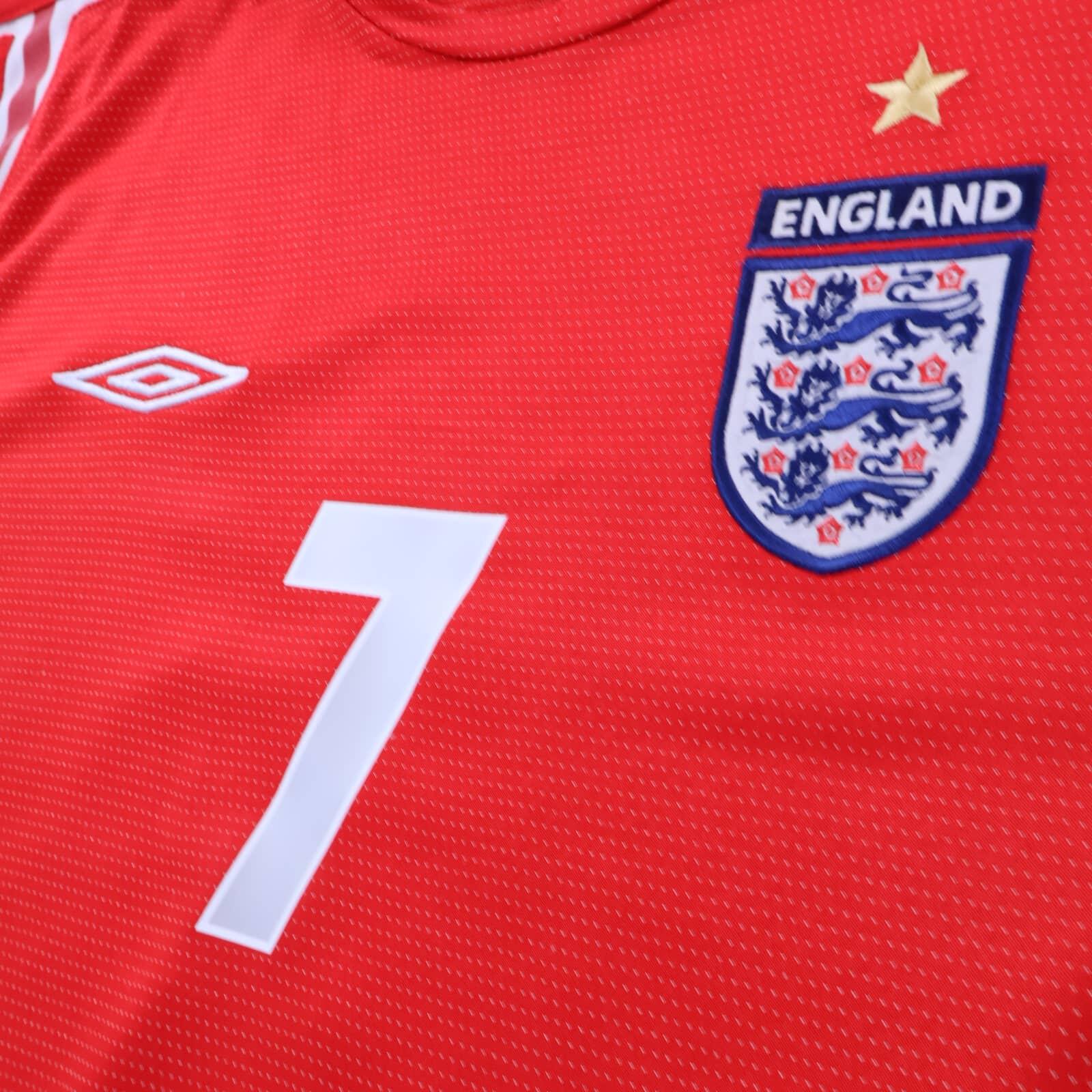 England Beckham #7 2004/06 Away Shirt - L