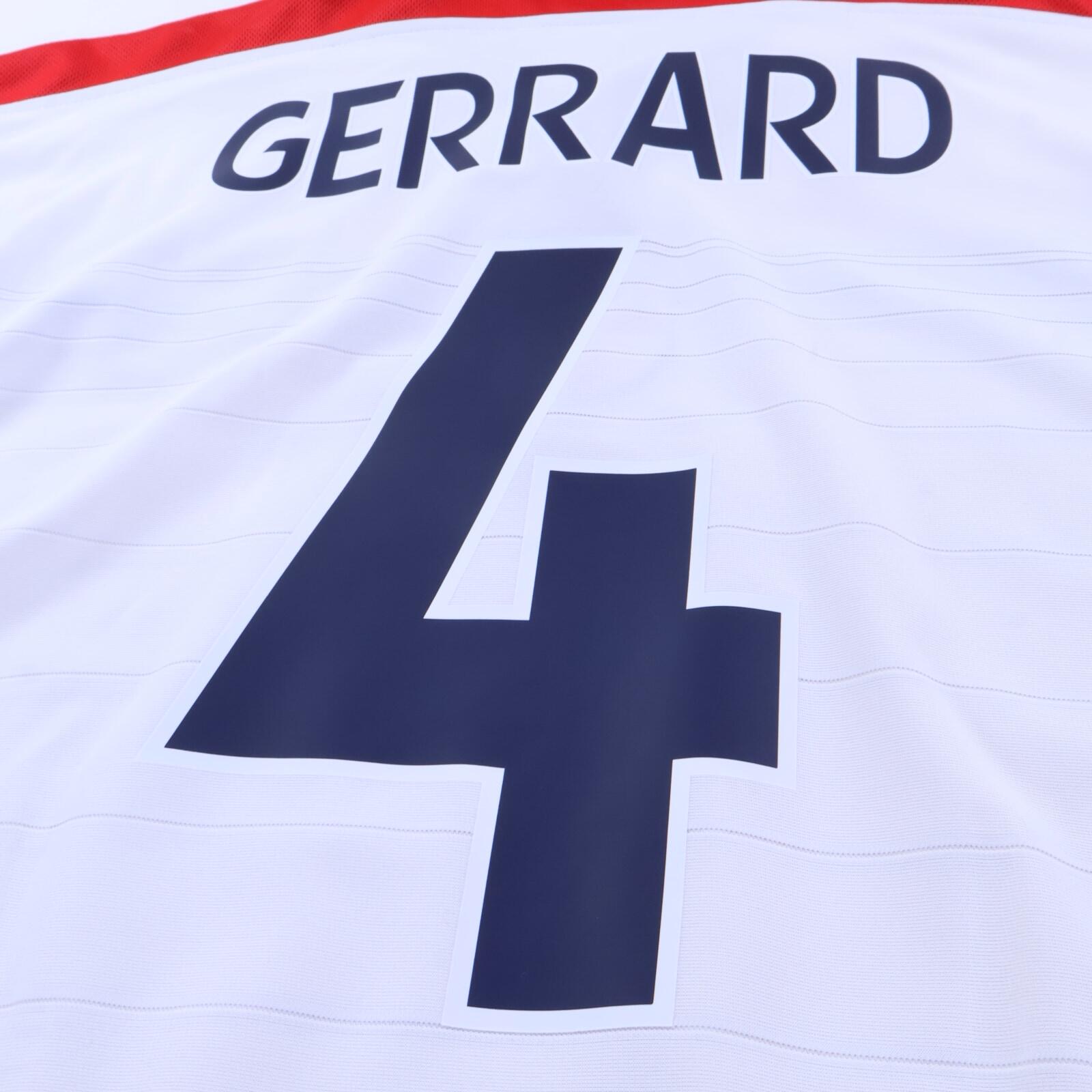 England Gerrard #4 2003/05 Home Shirt - Reversible - 2XL