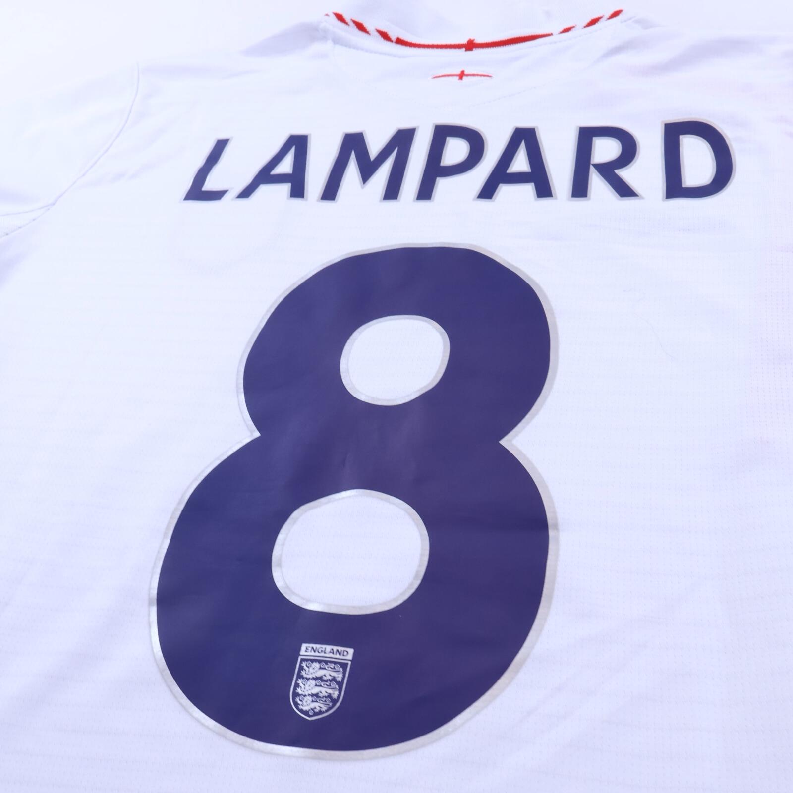 England Lampard #8 2005/07 Home Shirt - M