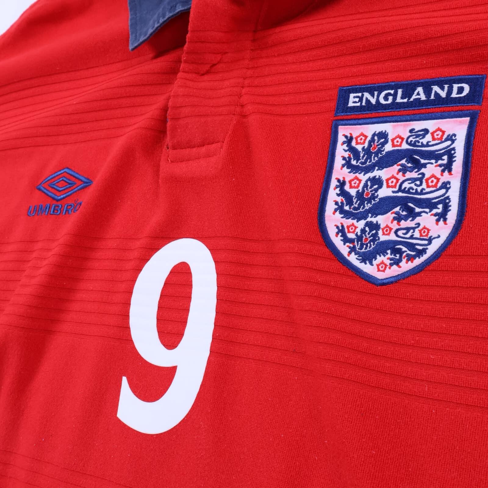 England Shearer #9 1999/01 Away Shirt - XL