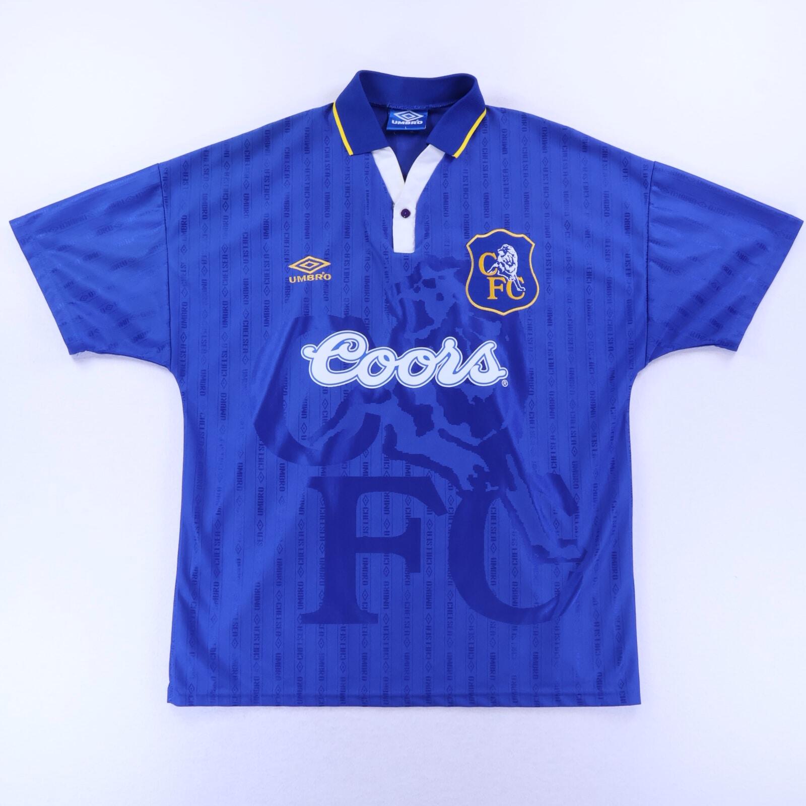 Chelsea Gullit #4 1995/97 Home Shirt - L