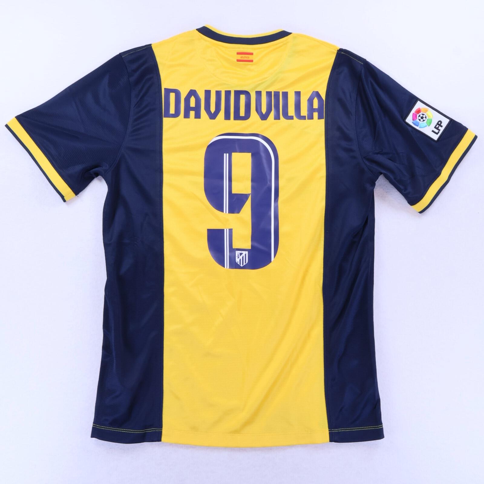 Atlético De Madrid David Villa #9 2013/14 Away Shirt - M