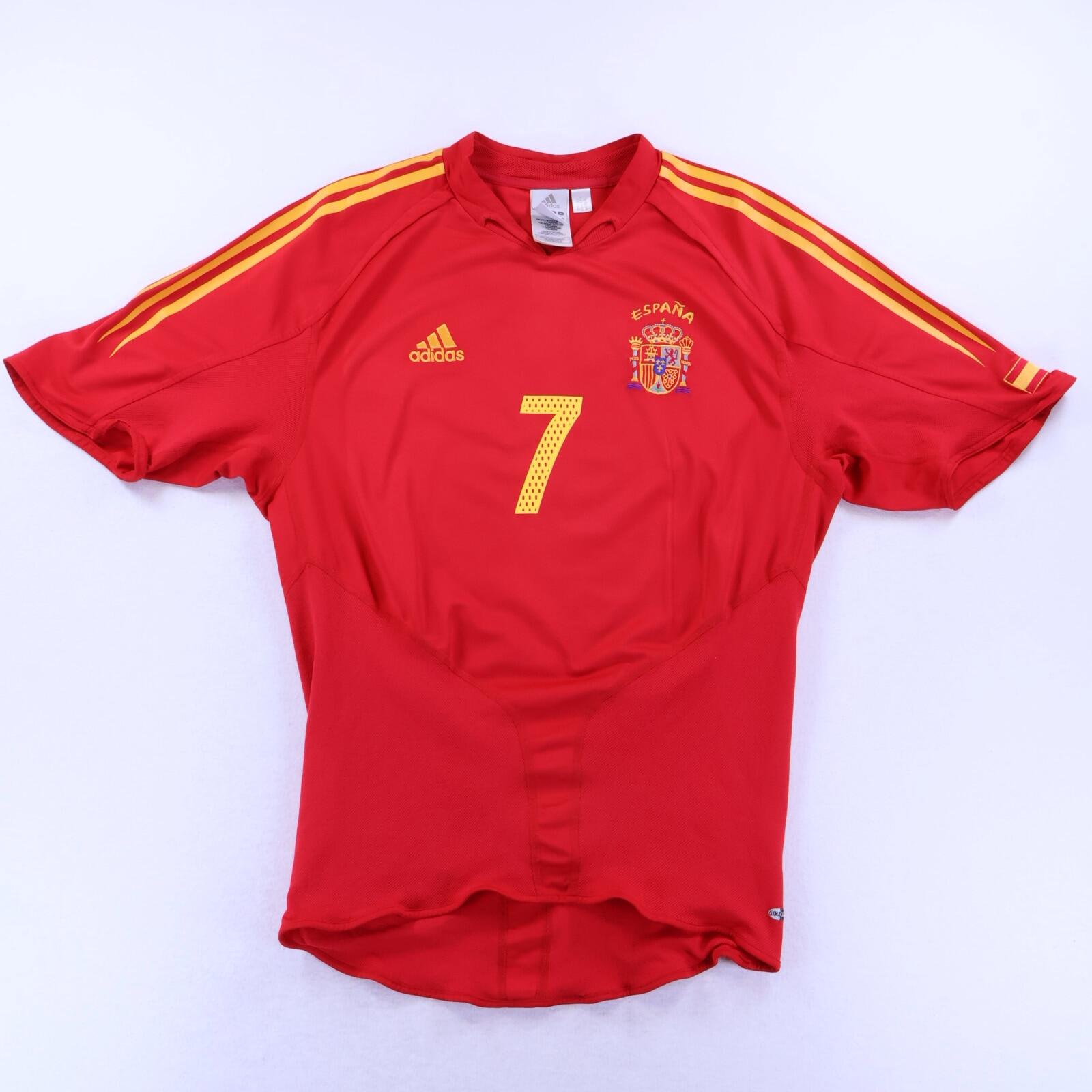 Spain Raul #7 2004/06 Home Shirt - L