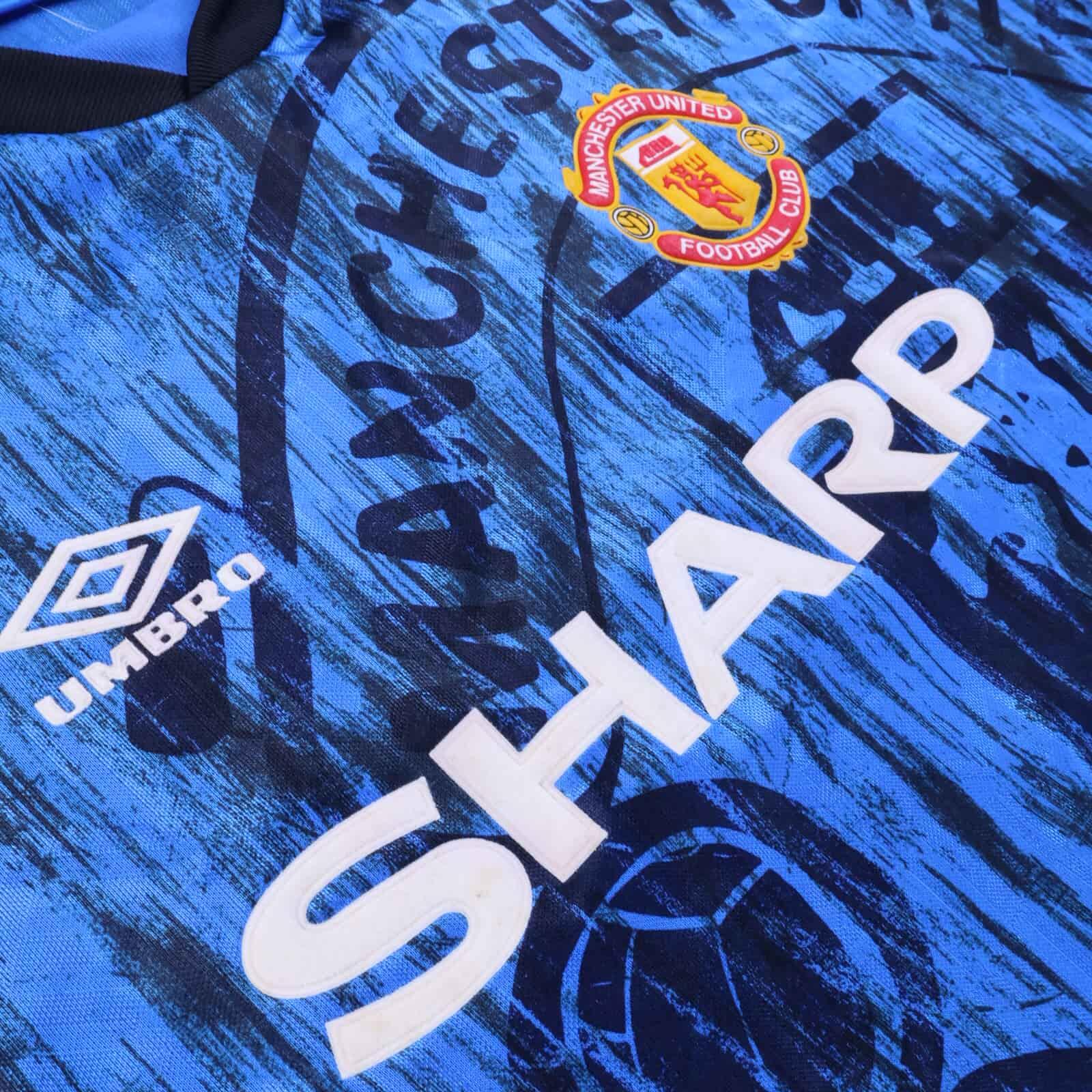 Manchester United Cantona #7 1992/93 Away Shirt - XL