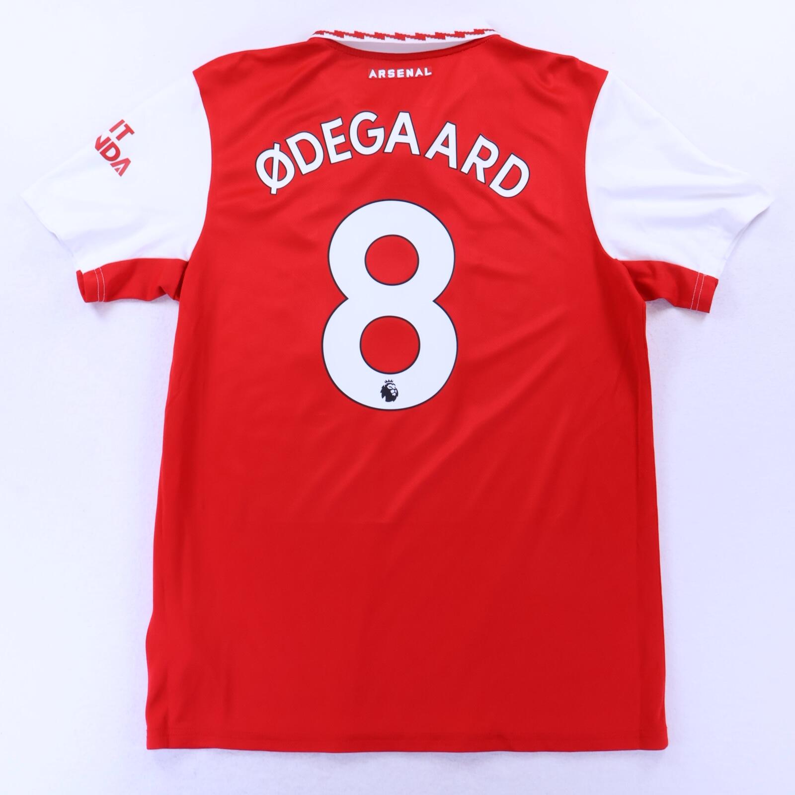 Arsenal Odegaard #8 2022/23 Home Shirt - L
