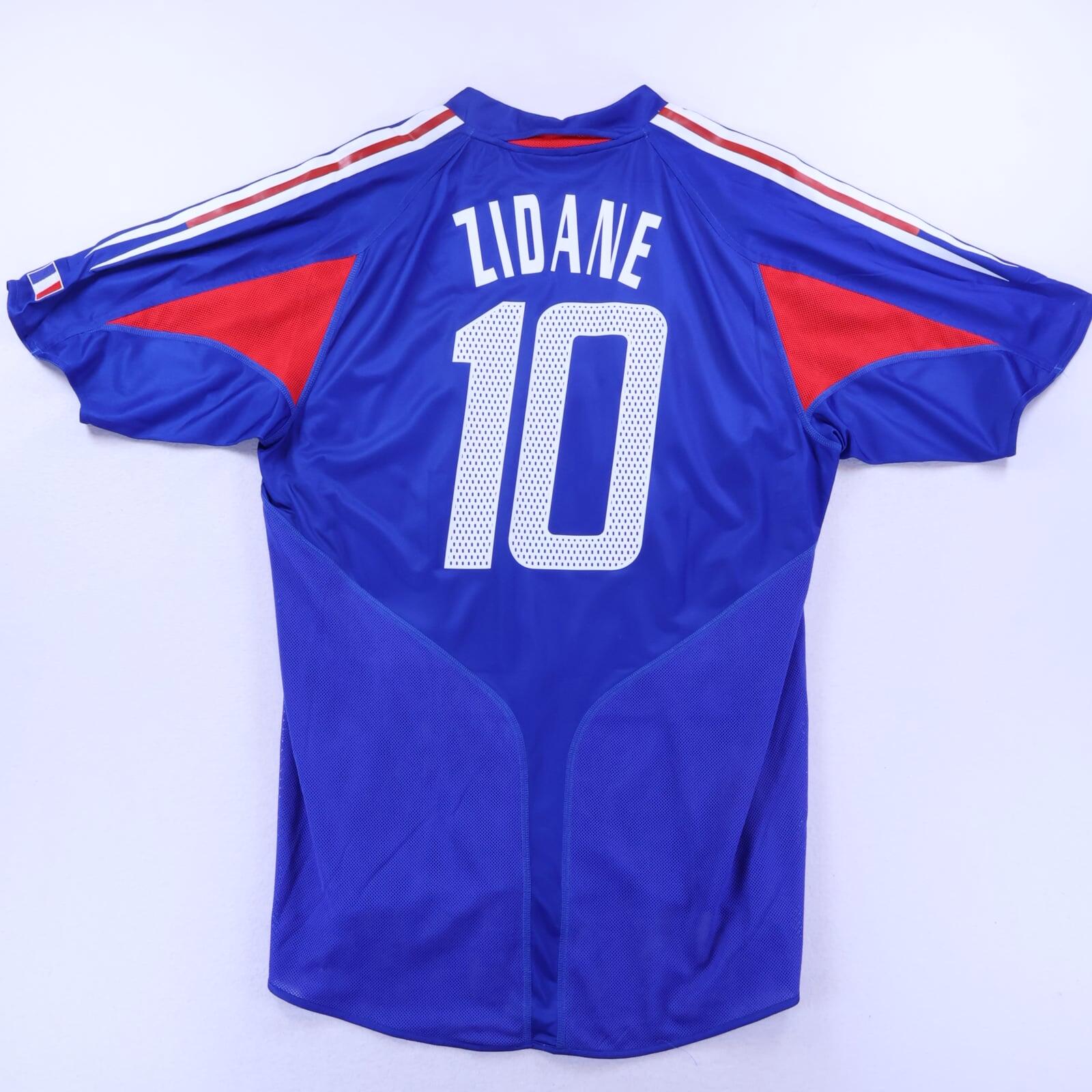 France Zidane #10 2004/06 Home Shirt - L