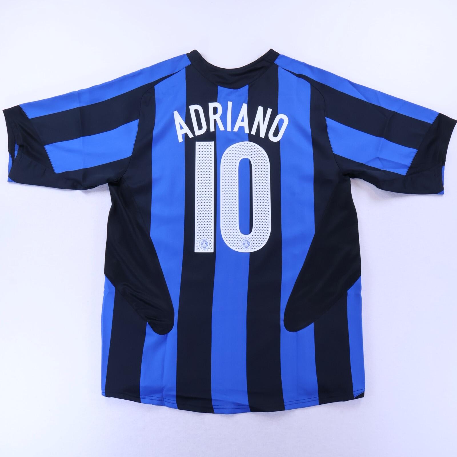 *NWT* Inter Milan Adriano #10 2004/05 Home Shirt - L
