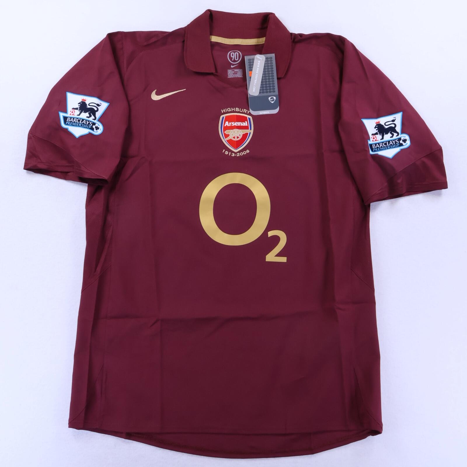 *BNIB* Arsenal Henry #14 2005/06 Home Shirt - L
