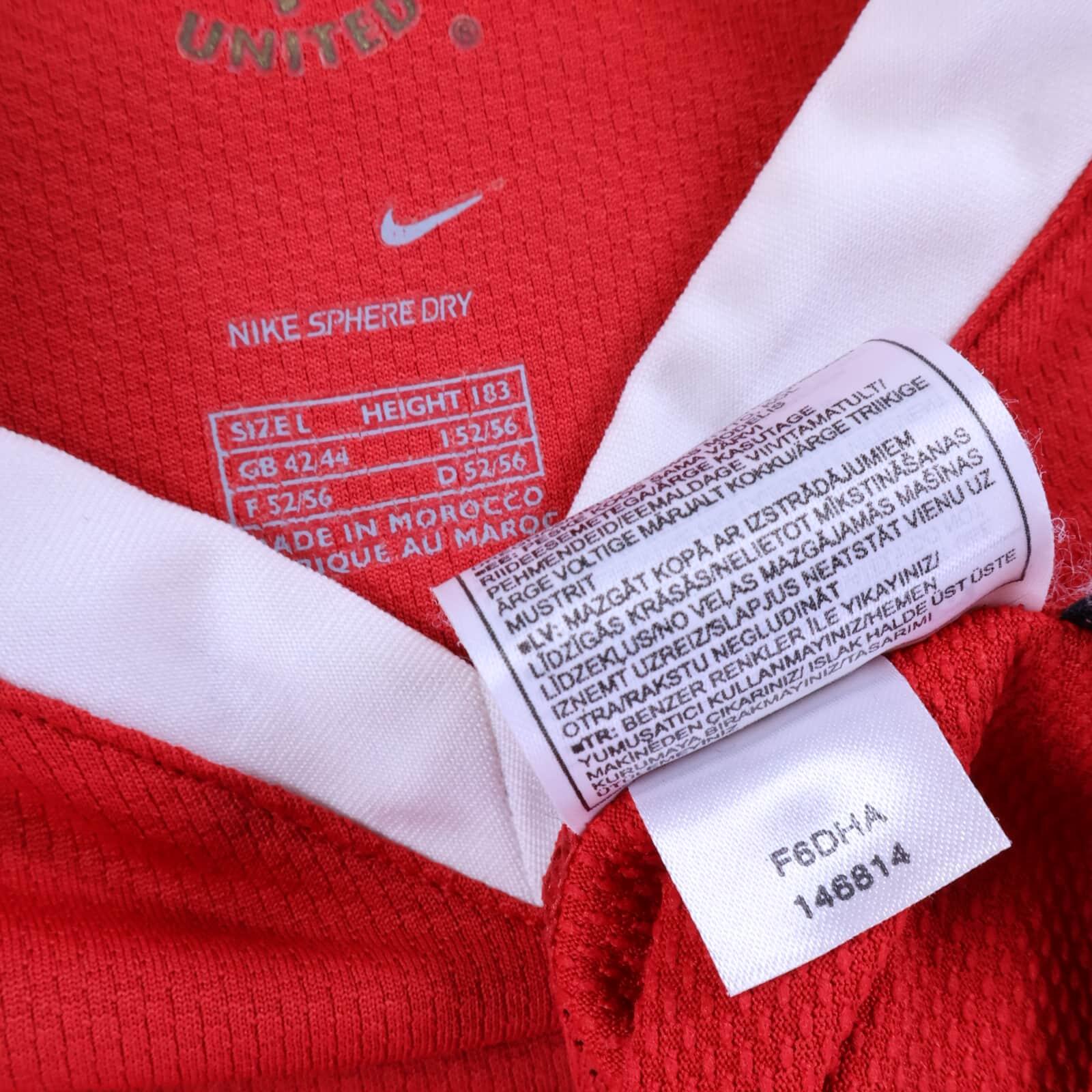 Manchester United Ronaldo #7 2006/07 Home Shirt - L