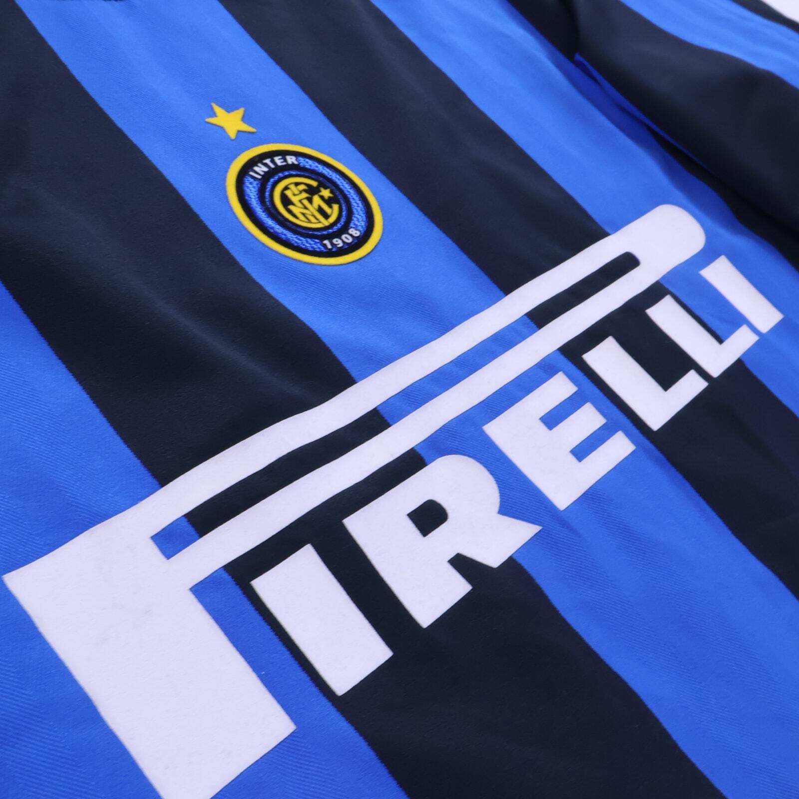Inter Milan Adriano #10 2004/05 Home Shirt - L