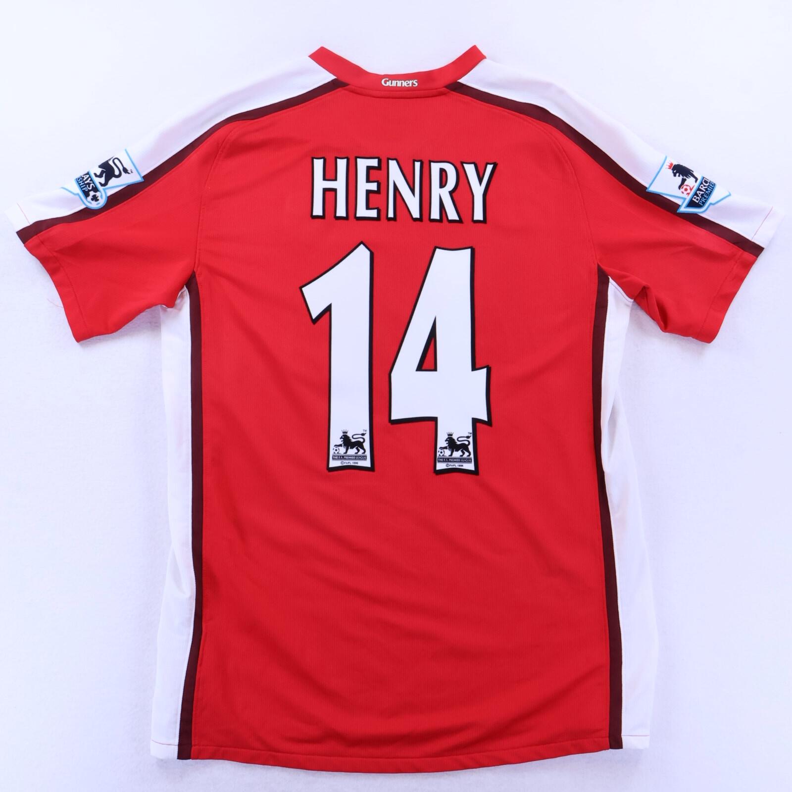 Arsenal Henry #14 2008/10 Home Shirt - M