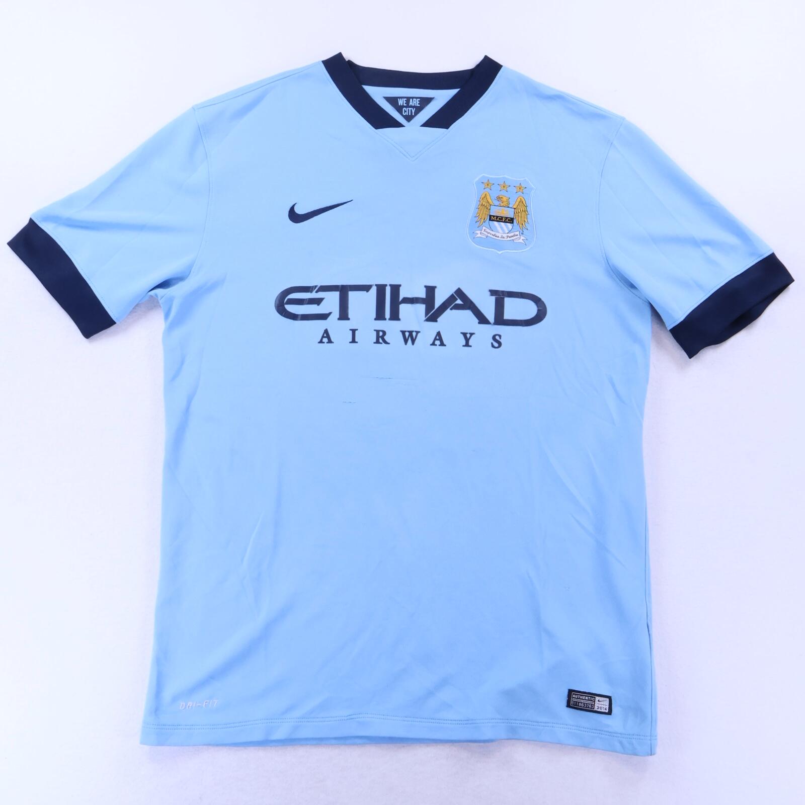 Manchester City Kun Aügero #16 2014/15 Home Shirt - L