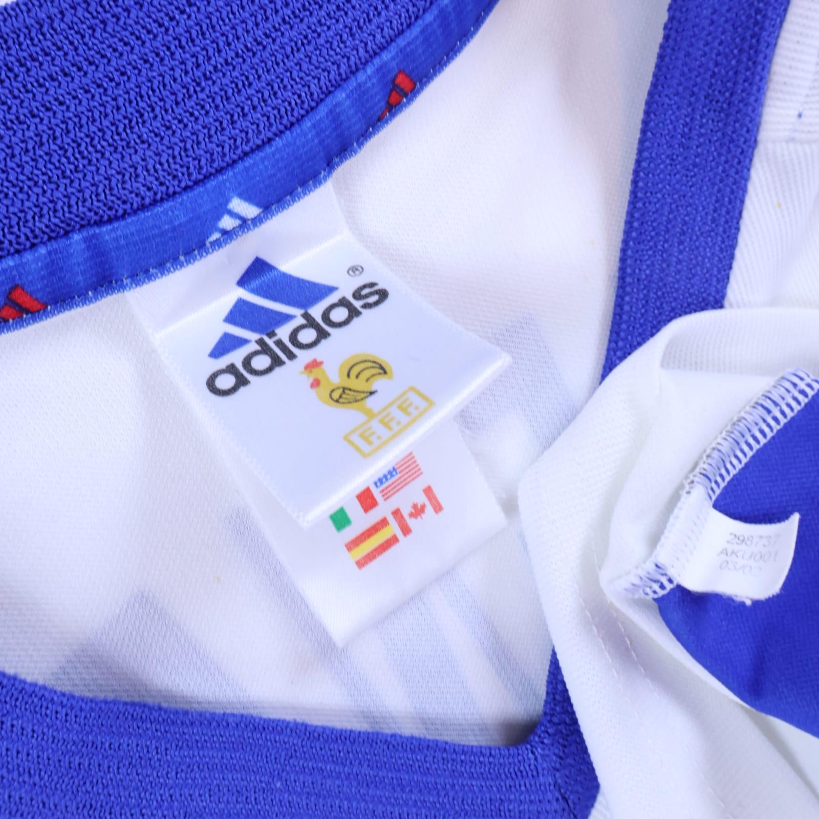 France Zidane #10 2002/03 Home Shirt - XL