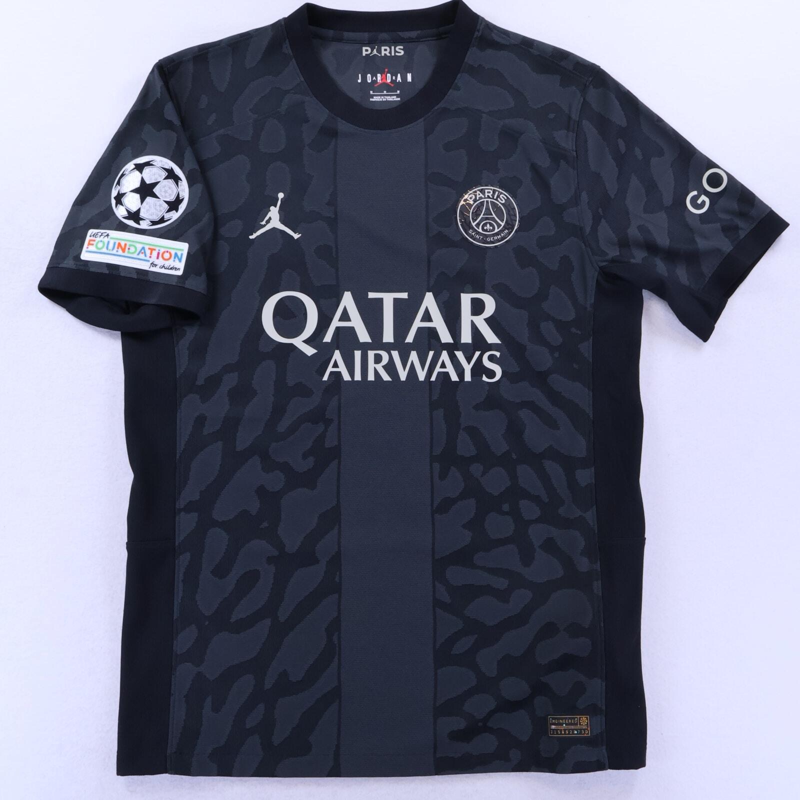 *MINT* Paris Saint-Germain F.C Mbappé #7 2023/24 Third Shirt - Player Issue - M