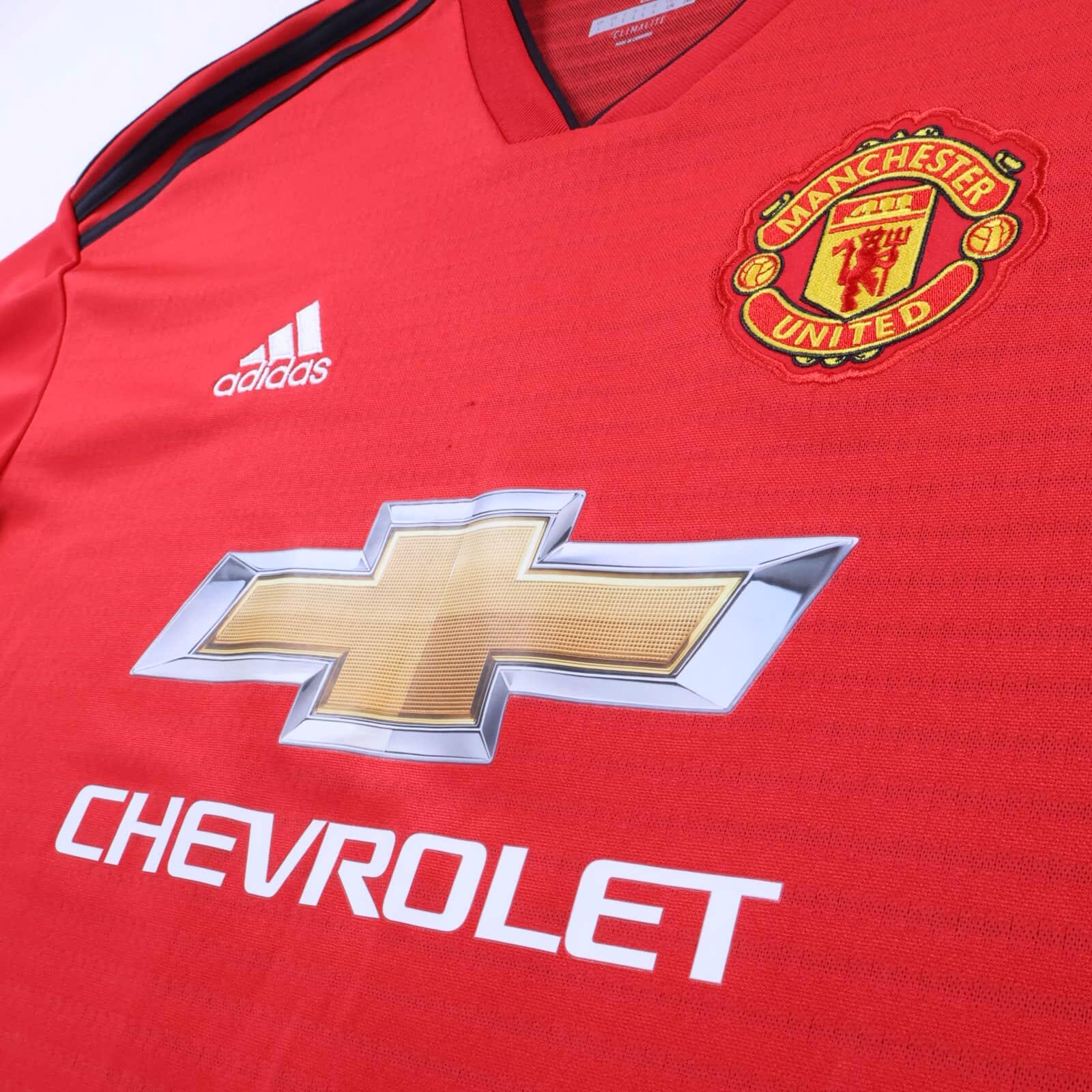 Manchester United Pogba #6 2018/19 Home Shirt - L