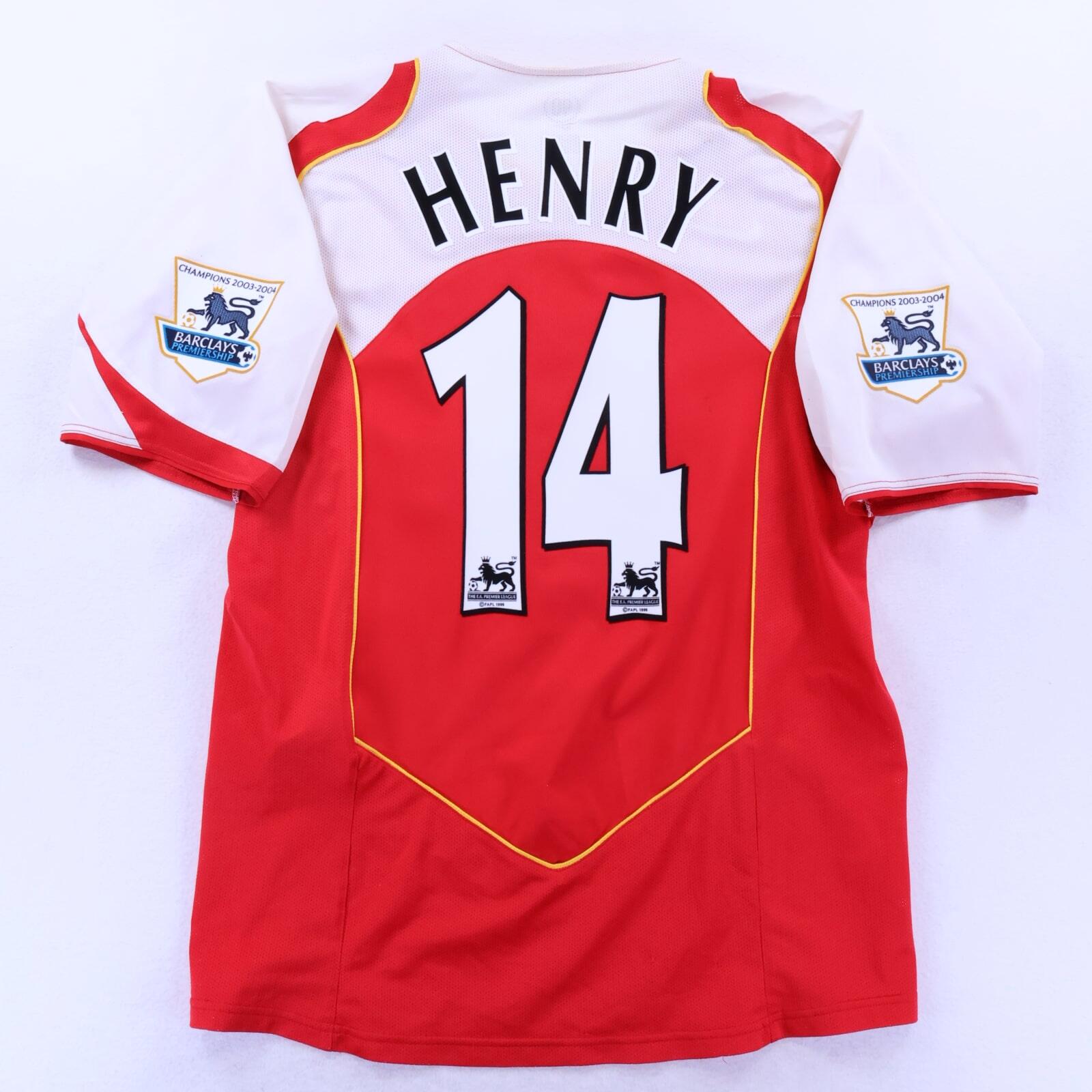 Arsenal Henry #14 2004/05 Home Shirt - L