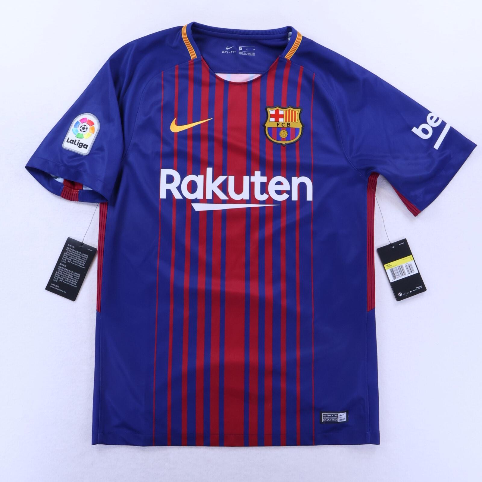 *NWT* Barcelona Suarez #9 2017/18 Home Shirt - S