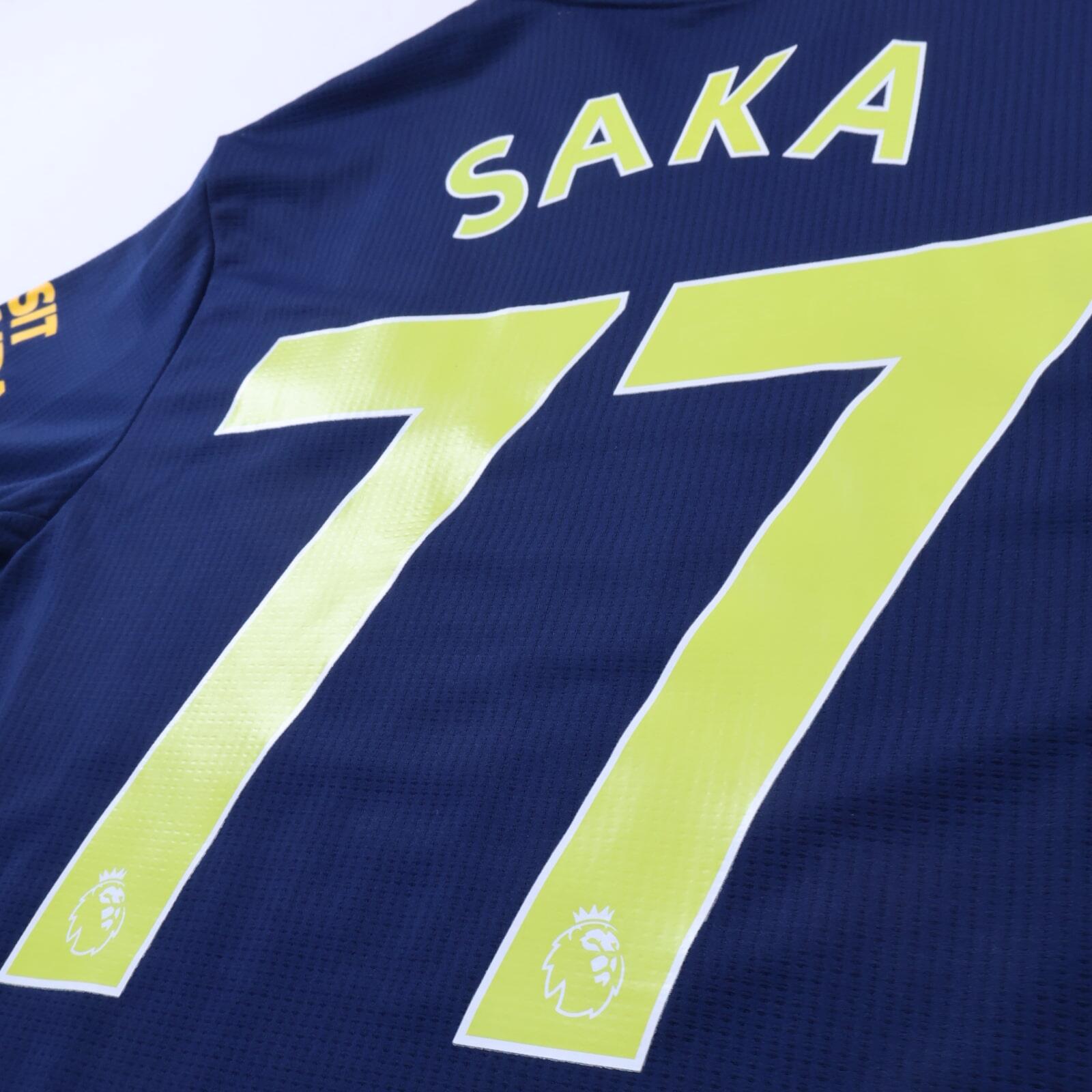 *NWT* Arsenal Saka #77 2019/20 Third Shirt - Player Issued - S