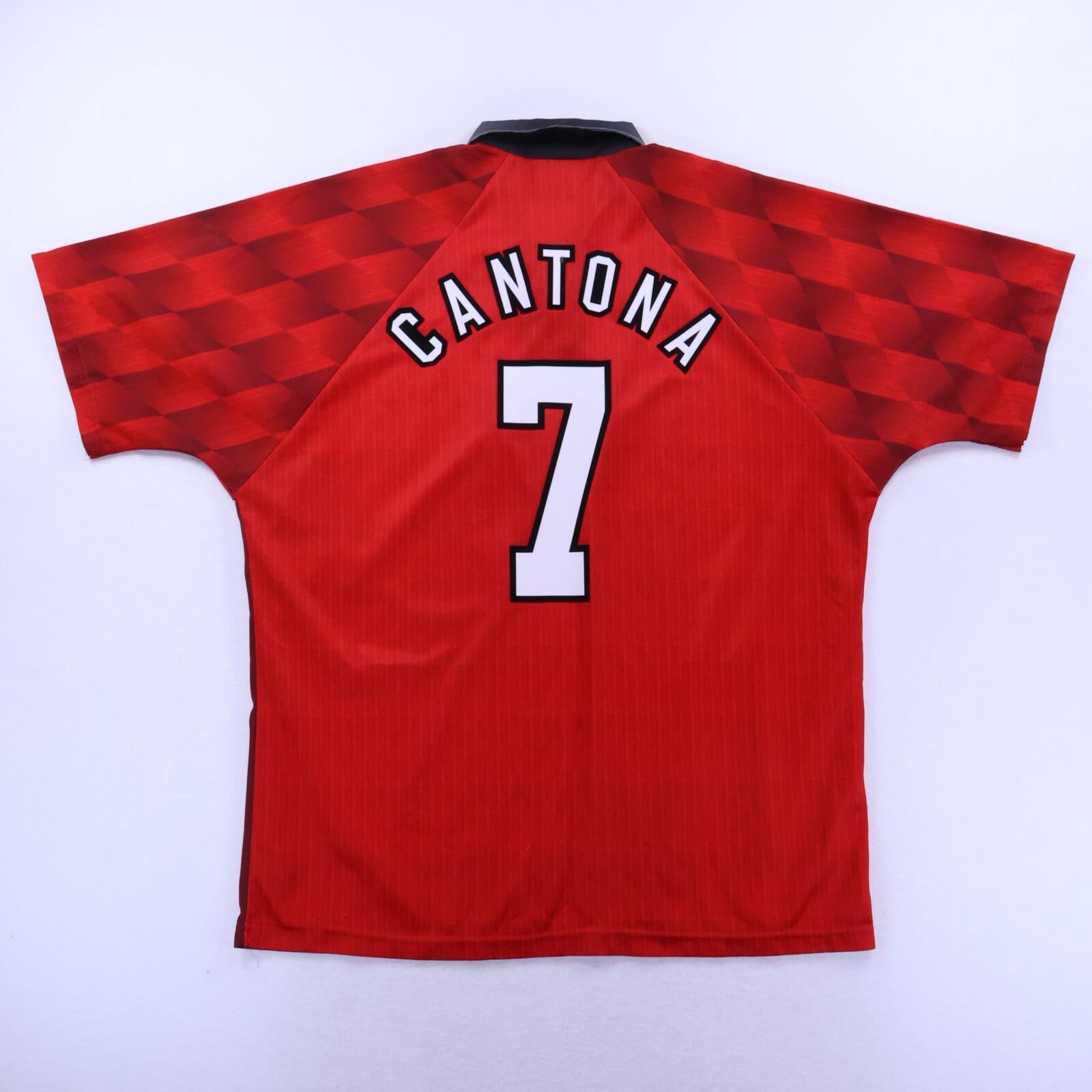 *MINT* Manchester United Cantona #7 1996/98 Home Shirt - XL