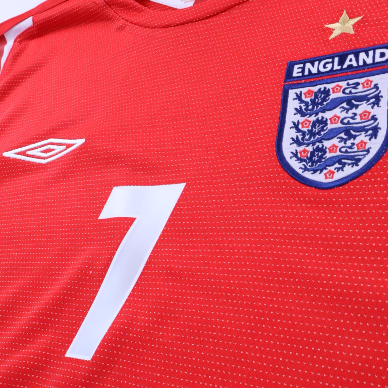 England Beckham #7 2004/06 Away Shirt - L
