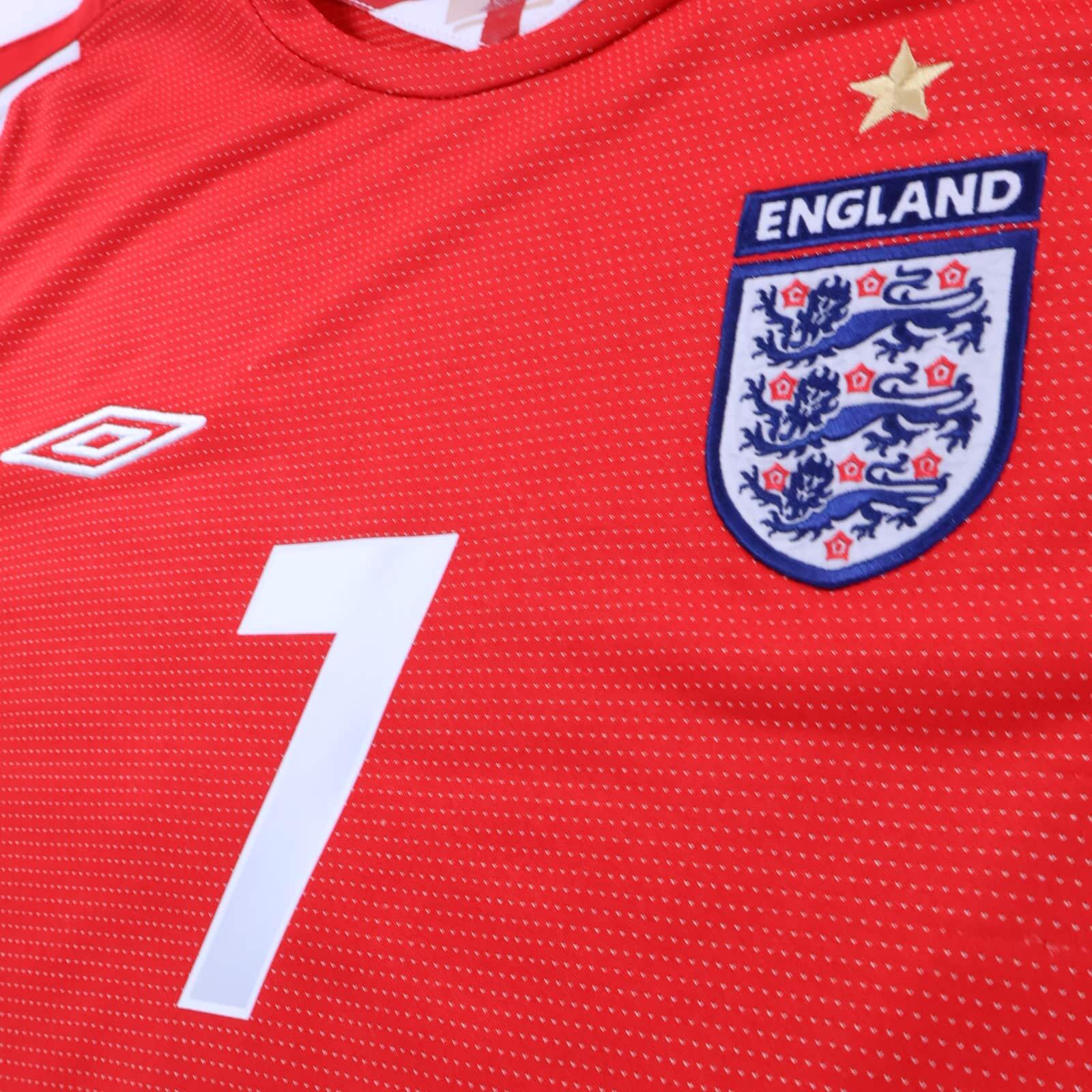 England Beckham #7 2004/06 Away Shirt - L