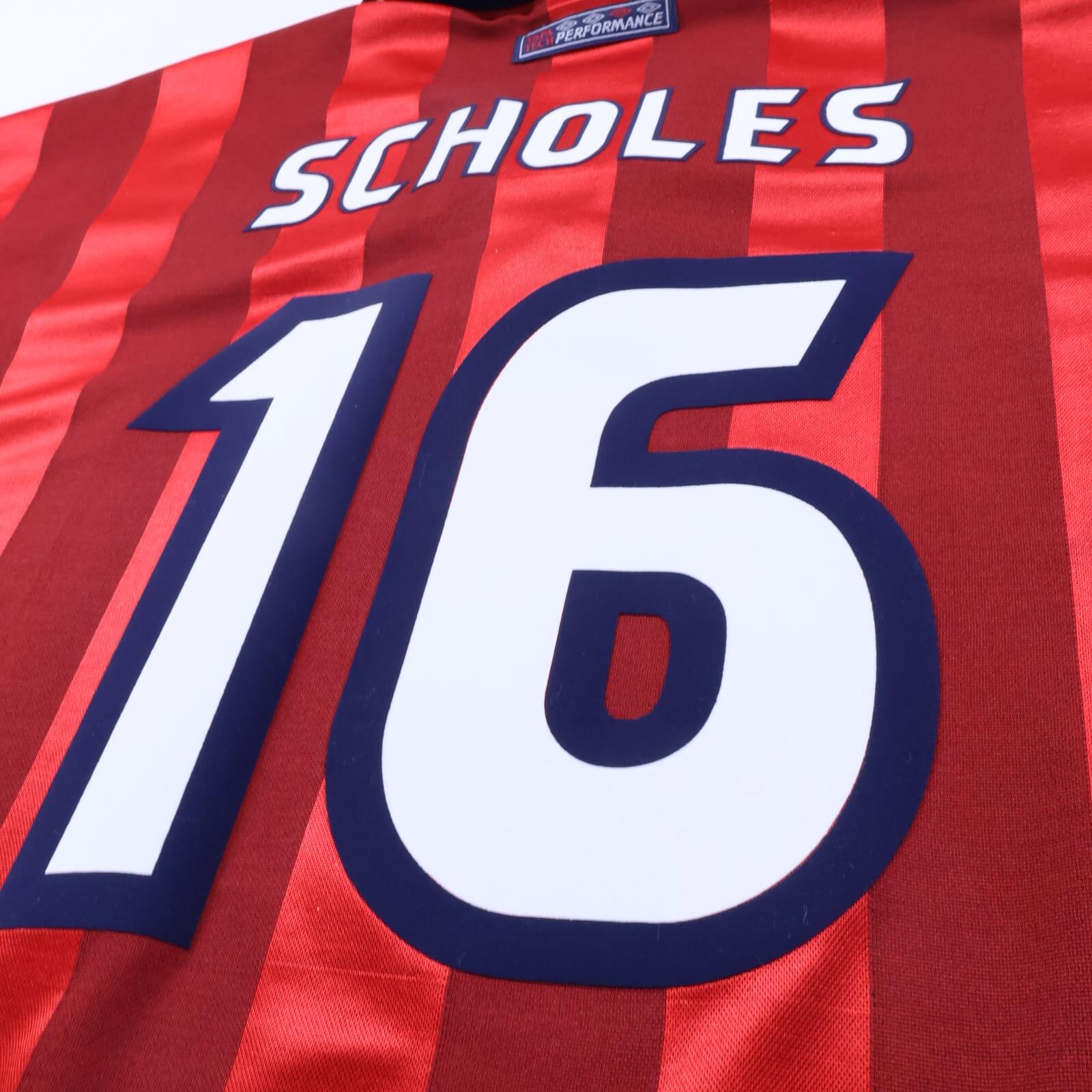 England Scholes #16 1997/98 Away Shirt - XL