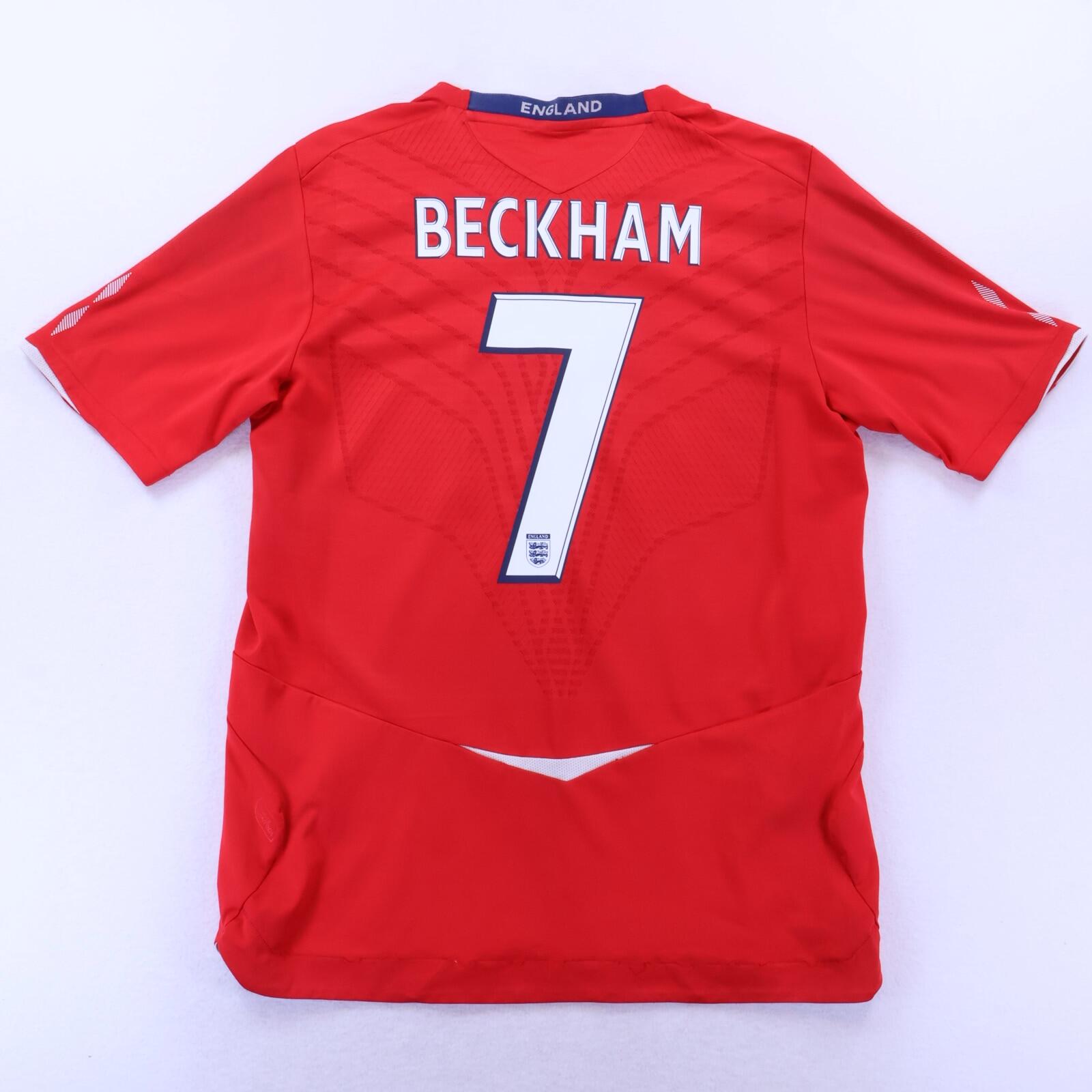 England Beckham #7 2008/10 Away Shirt - L