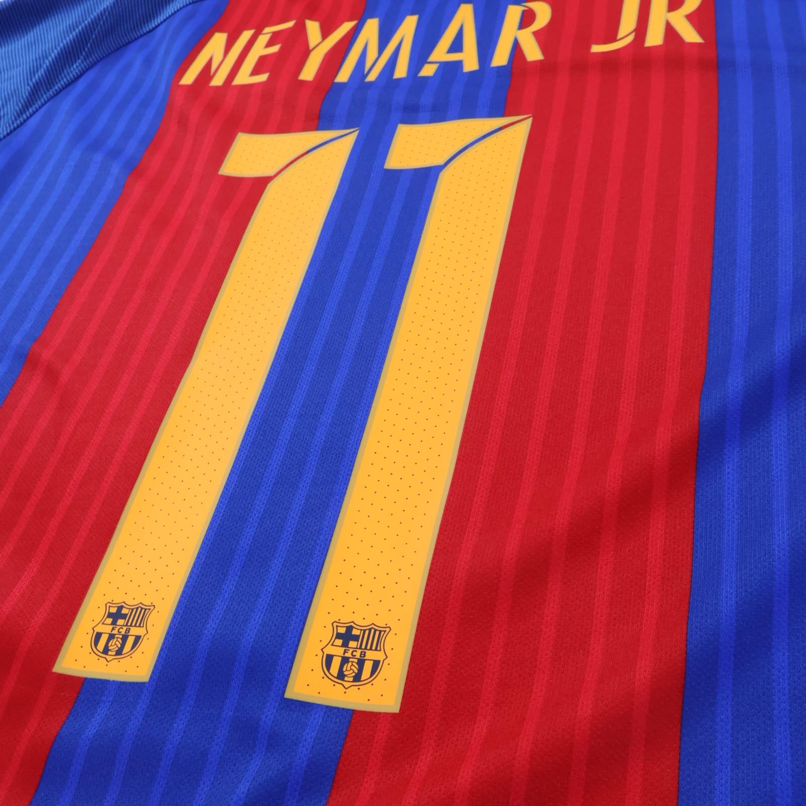 Barcelona Neymar Jr #11 2016/17 Home Shirt - M