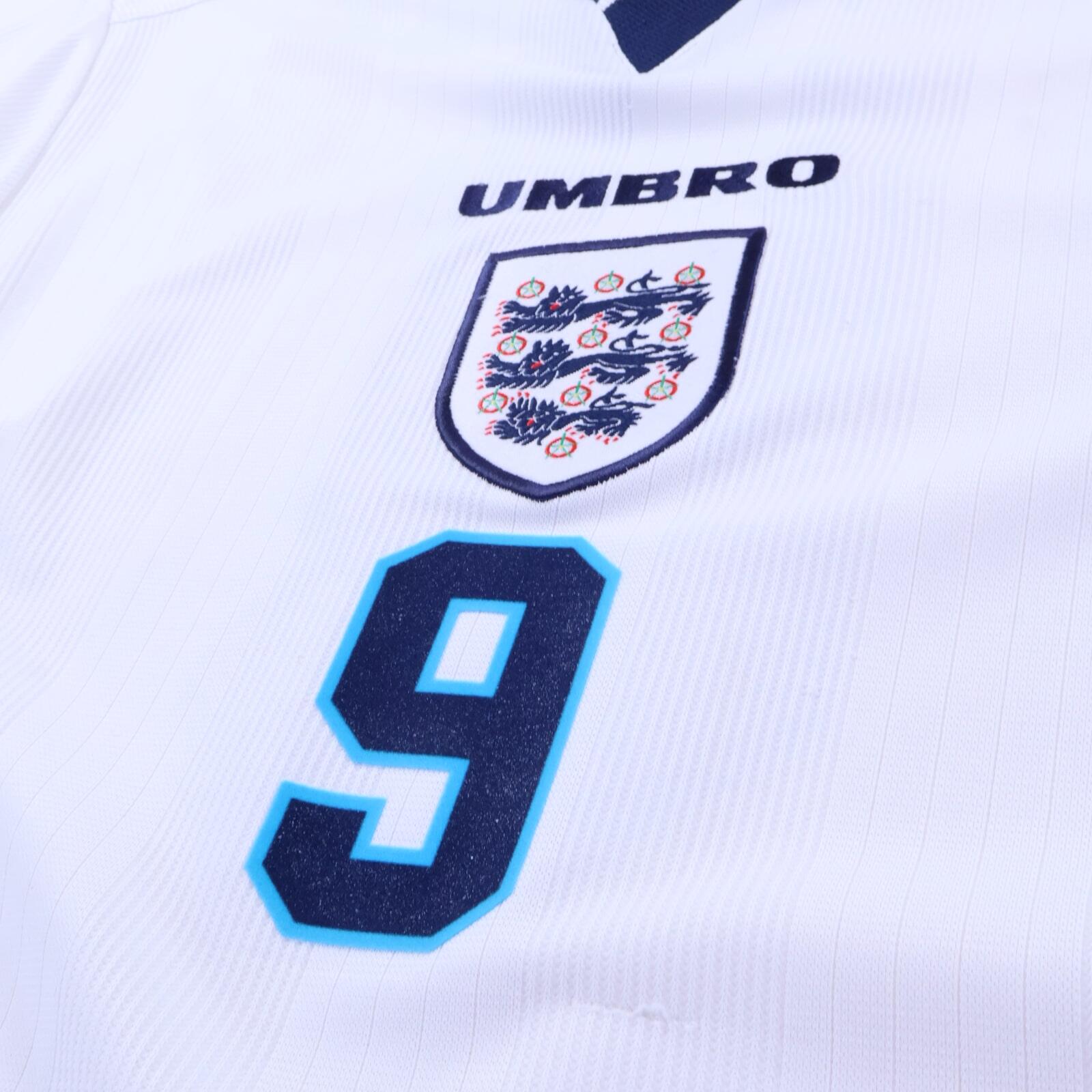 England Shearer #9 1995/97 Home Shirt - XL