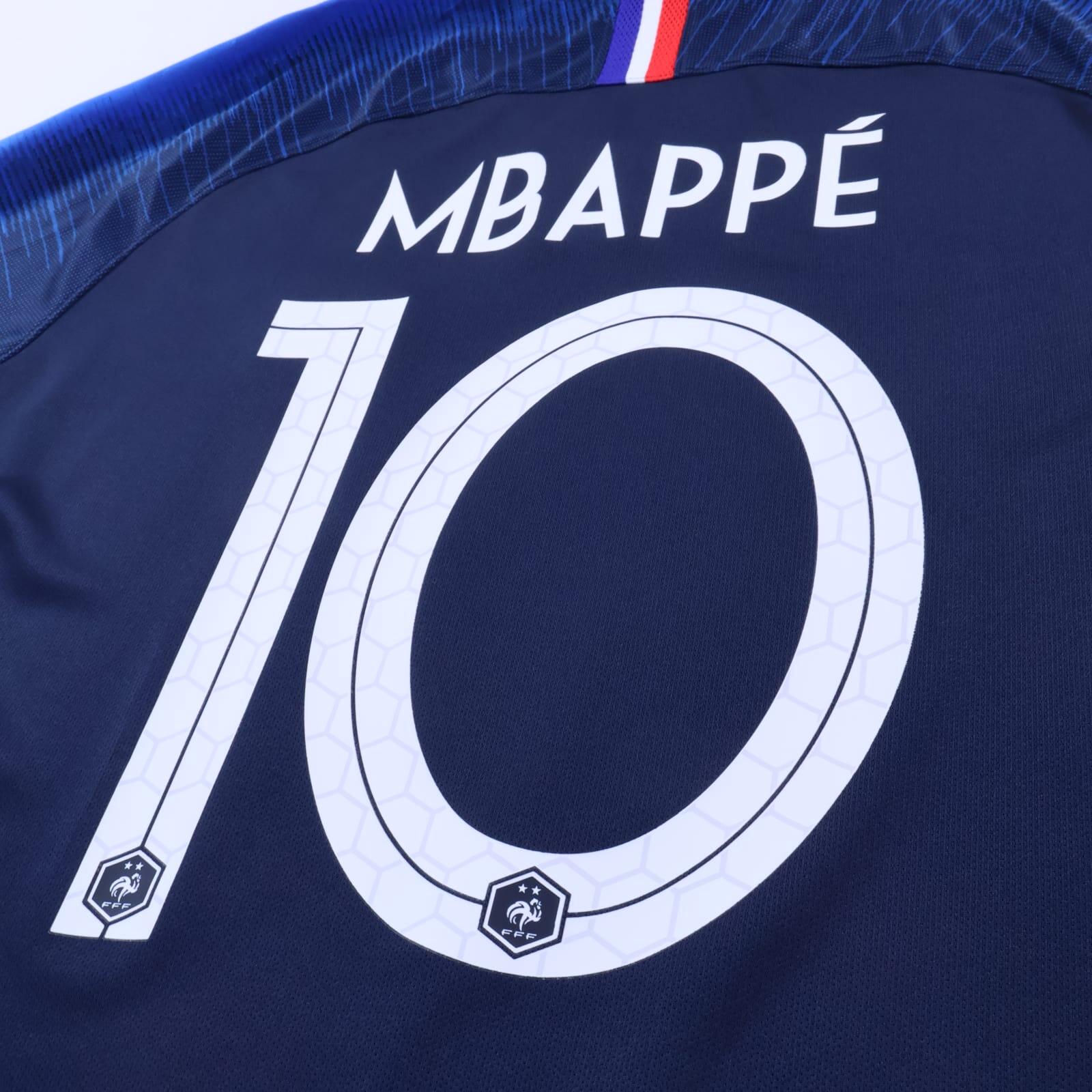 *NWT* France Mbappé #10 2018/19 Home Shirt - L