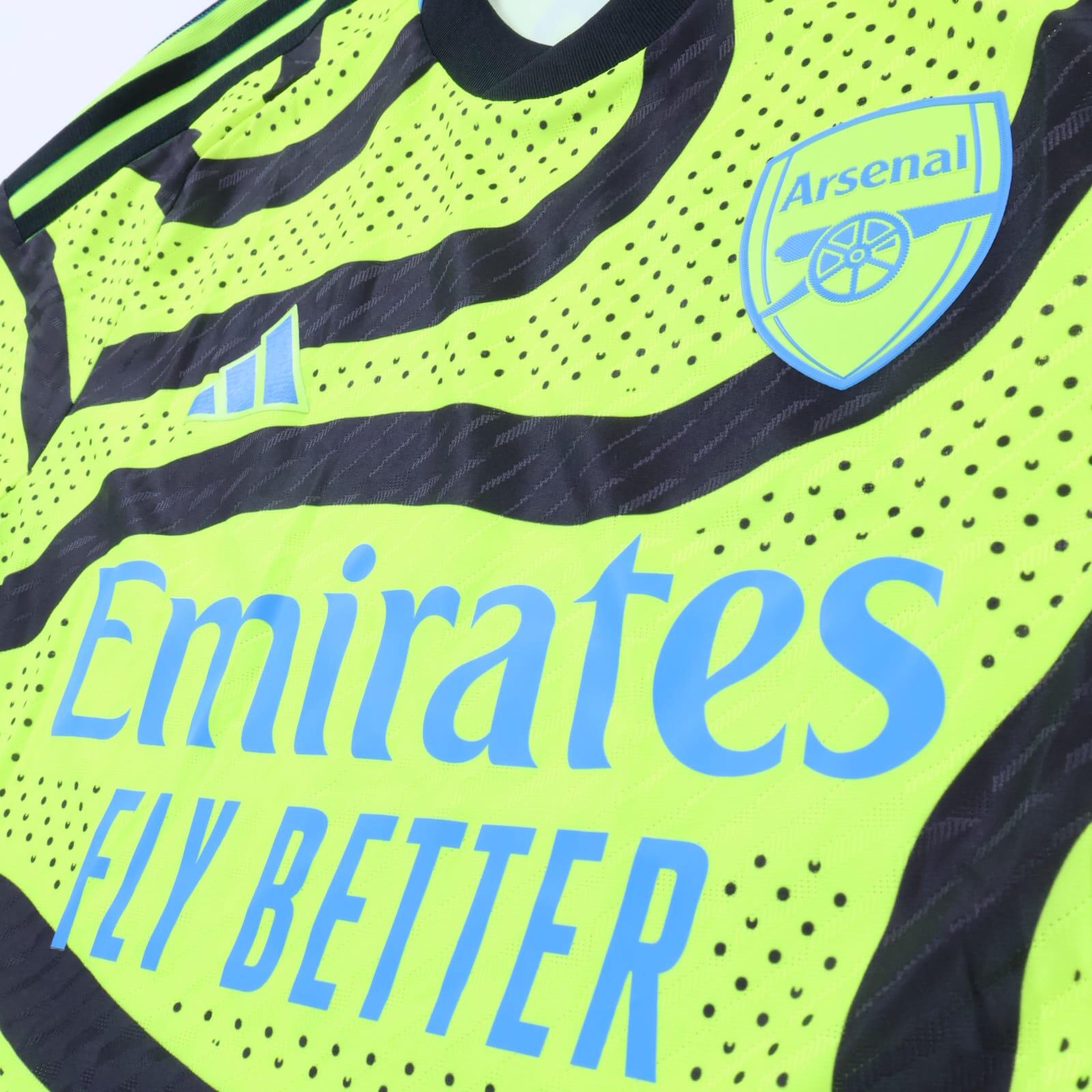 *MINT* Arsenal Rice #41 2023/24 Match Issue Away Shirt - M