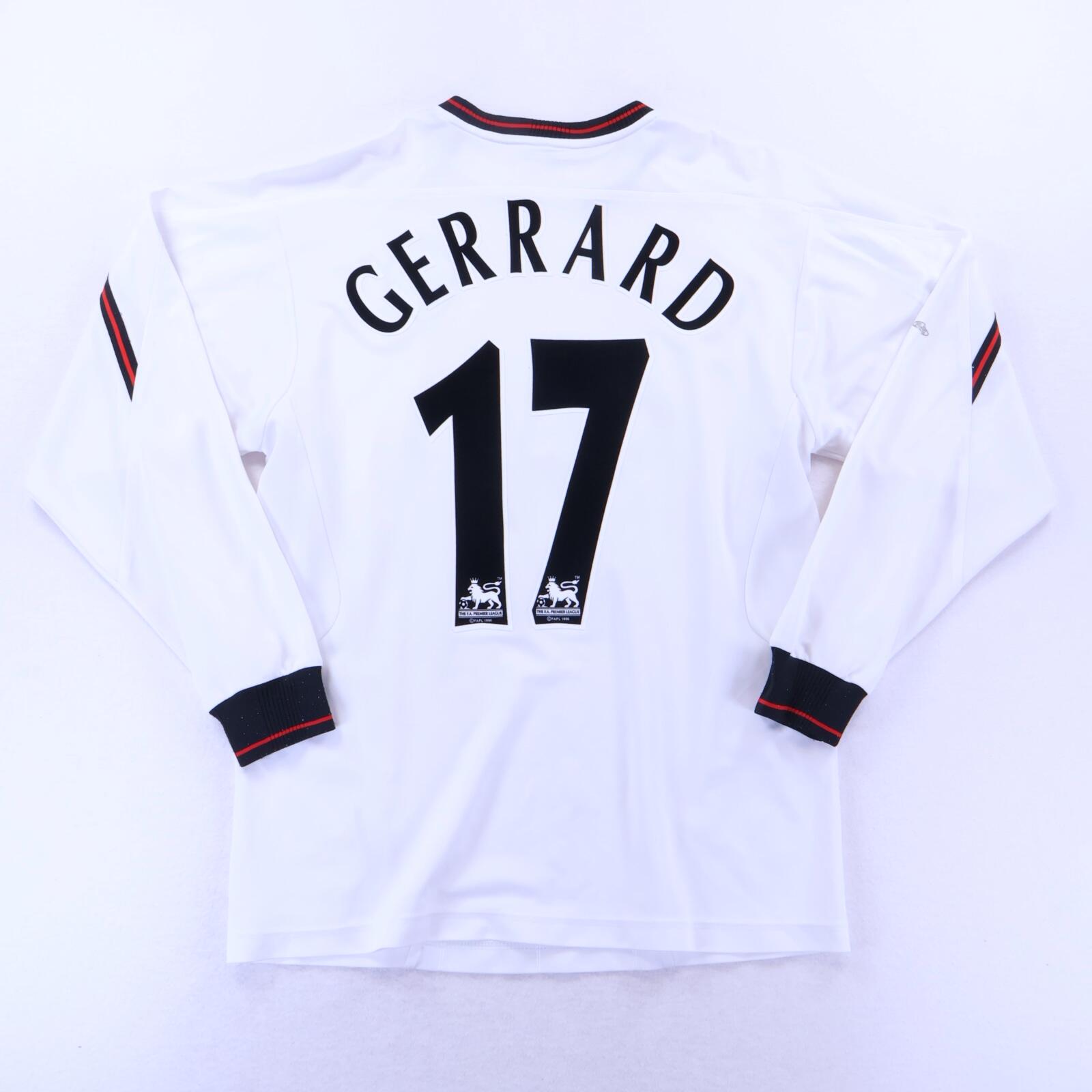 Liverpool F.C Gerrard #17 2003/04 Away Shirt - Long Sleeve - M