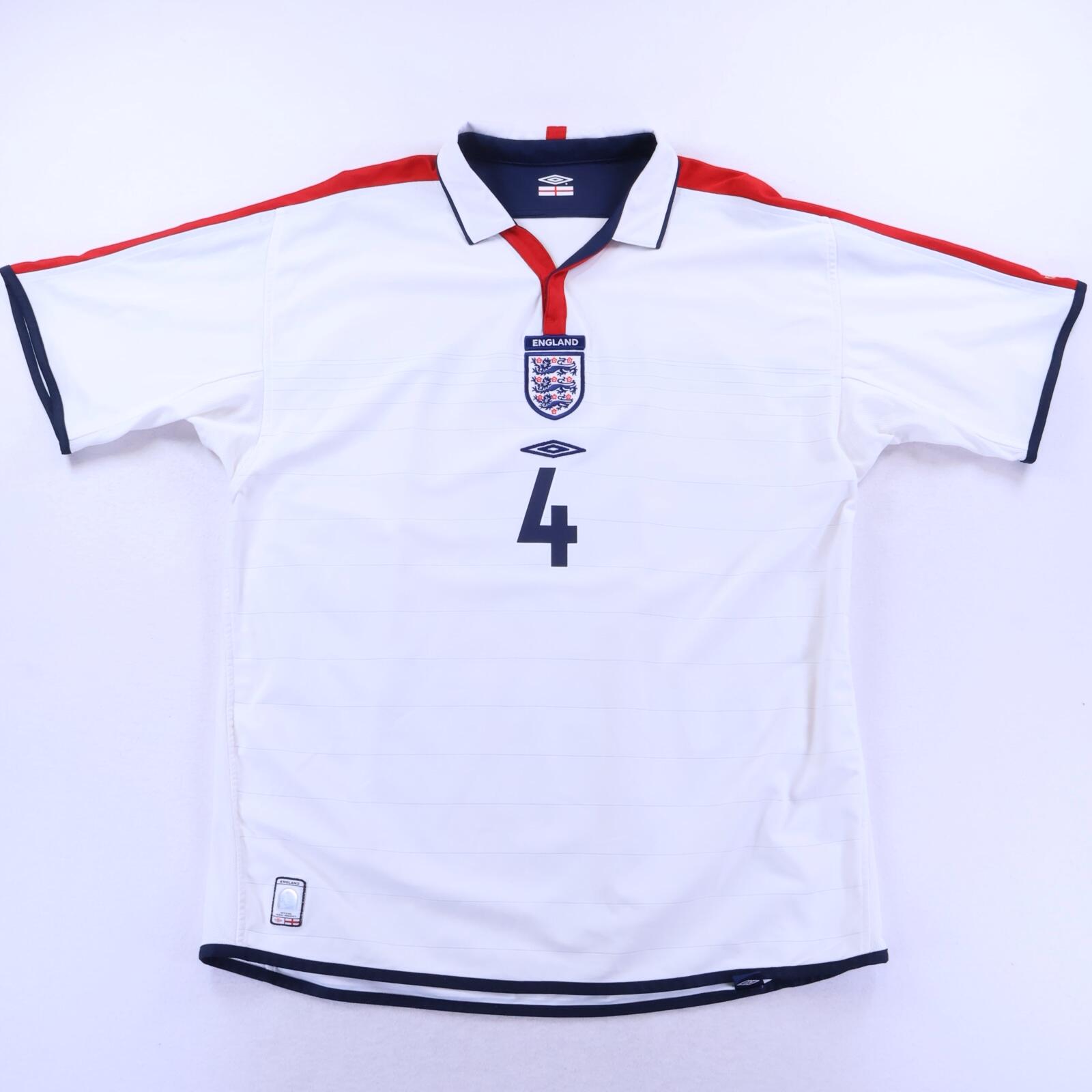 England Gerrard #4 2003/05 Home Shirt - Reversible - 2XL