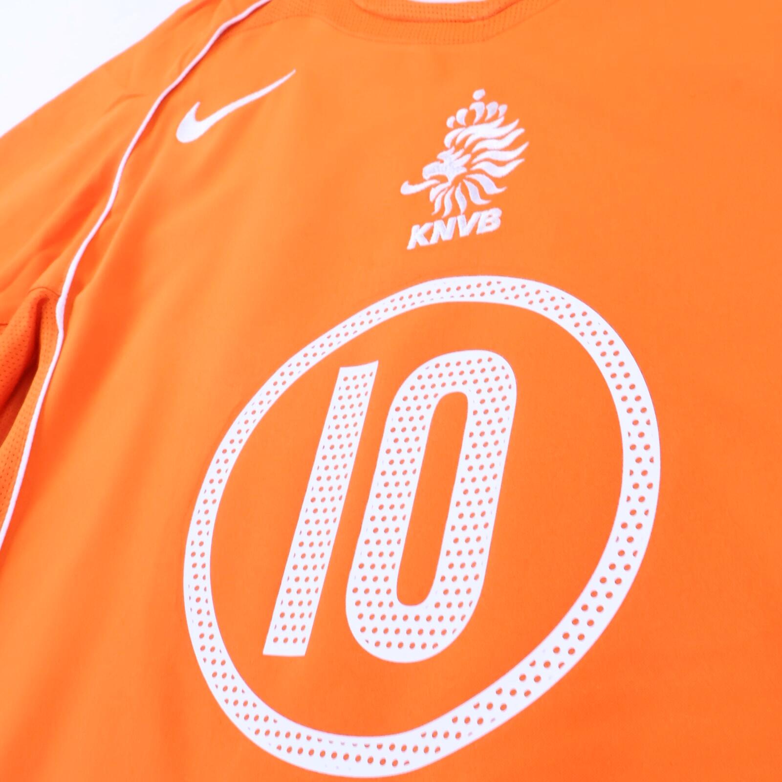 Netherlands V. Nistelrooy #10 2004/05 Home Shirt - L