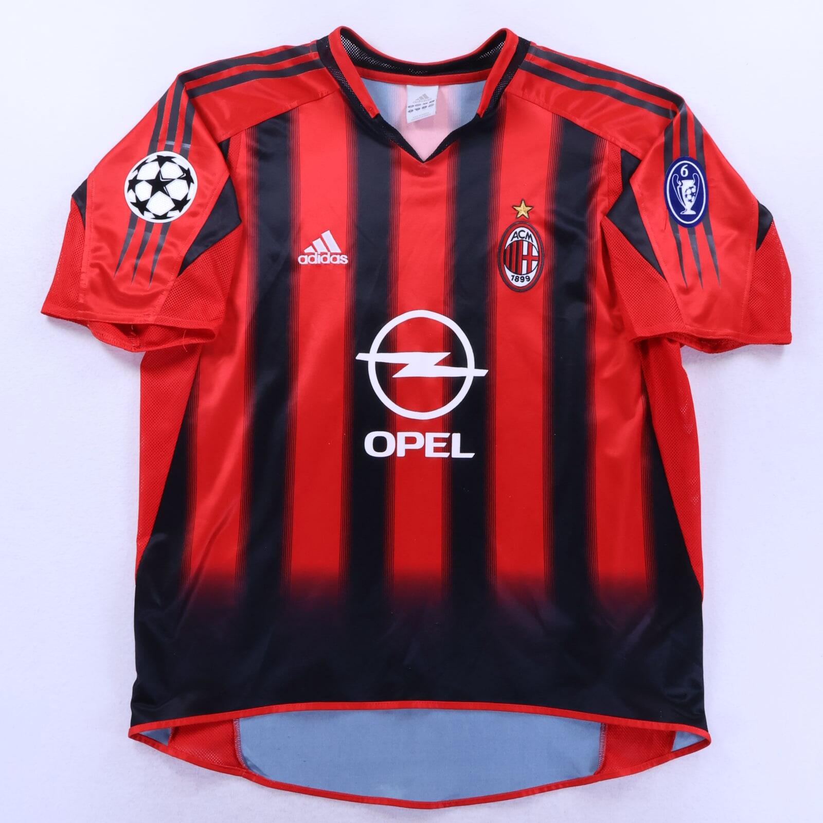 Ac Milan Shevchenko #7 2004/05 Home Shirt - L