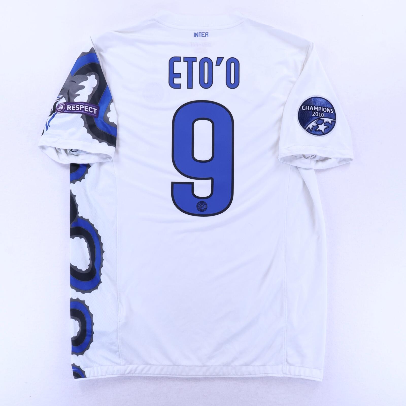 Inter Milan Eto'O #9 2010/11 Away Shirt - L
