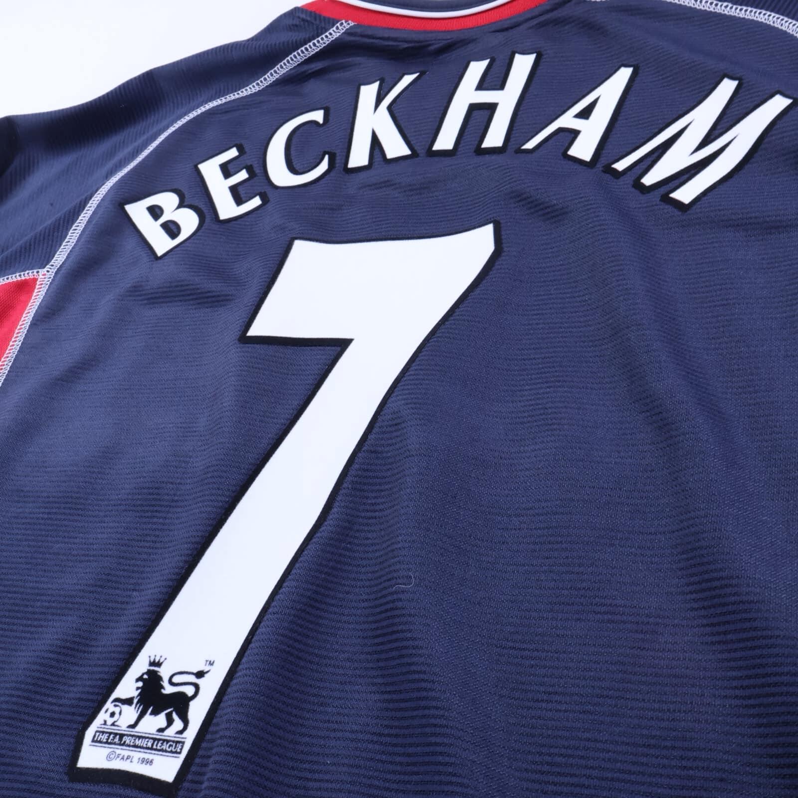 Manchester United Beckham #7 2000/01 Third Shirt - Long Sleeve - M