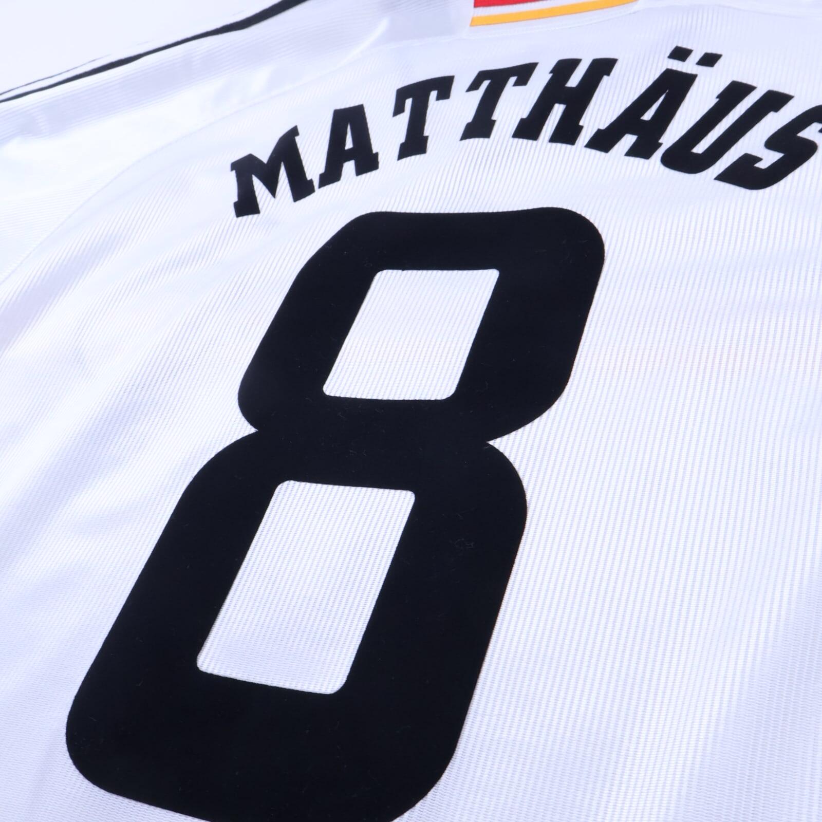 Germany Matthäus #8 1998/00 Home Shirt - L