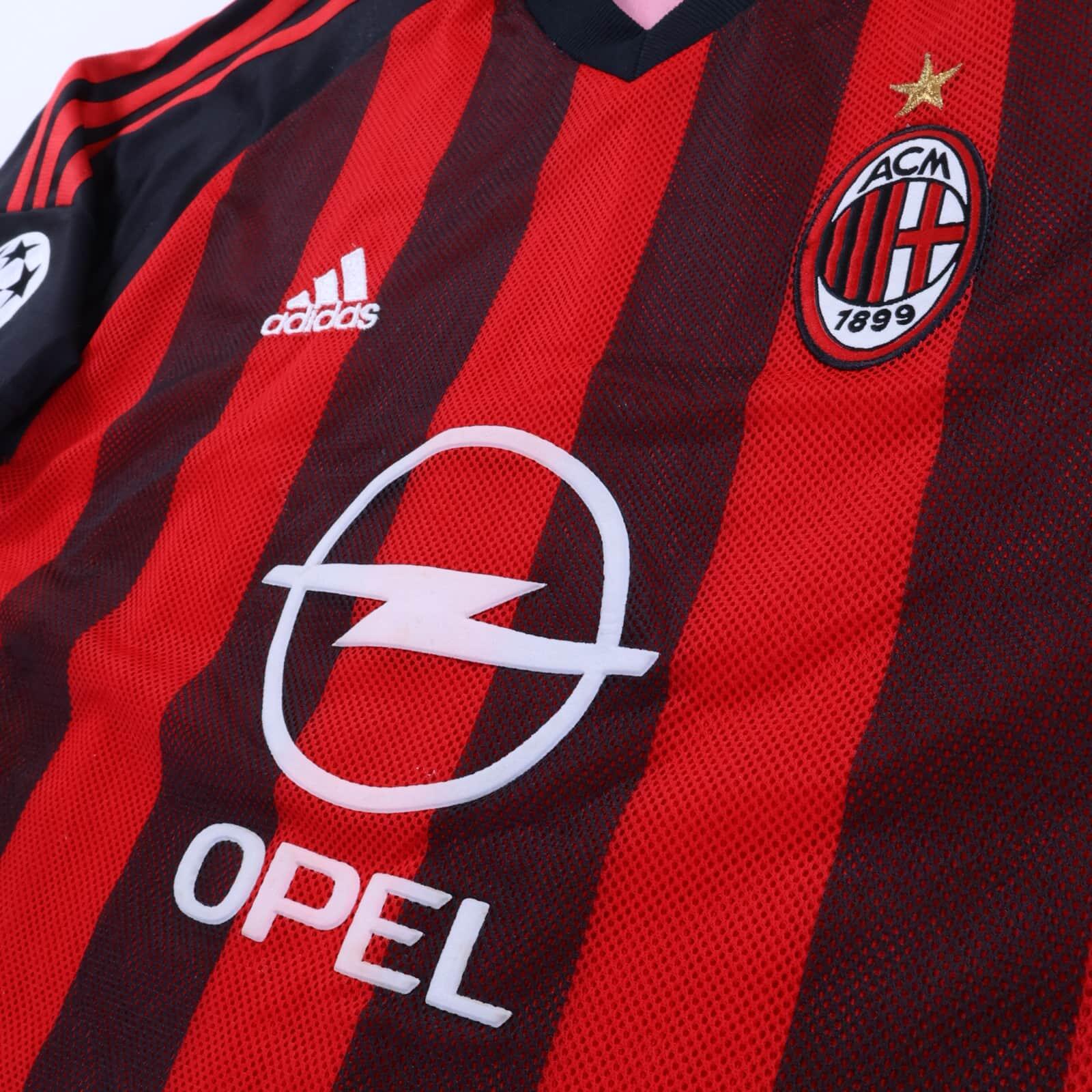 Ac Milan Shevchenko #7 2002/03 Home Shirt - M