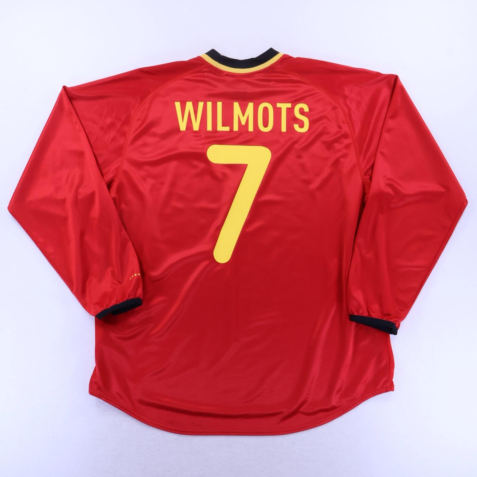 Belgium Wilmots #7 2000/02 Home Shirt - Long Sleeve - XL