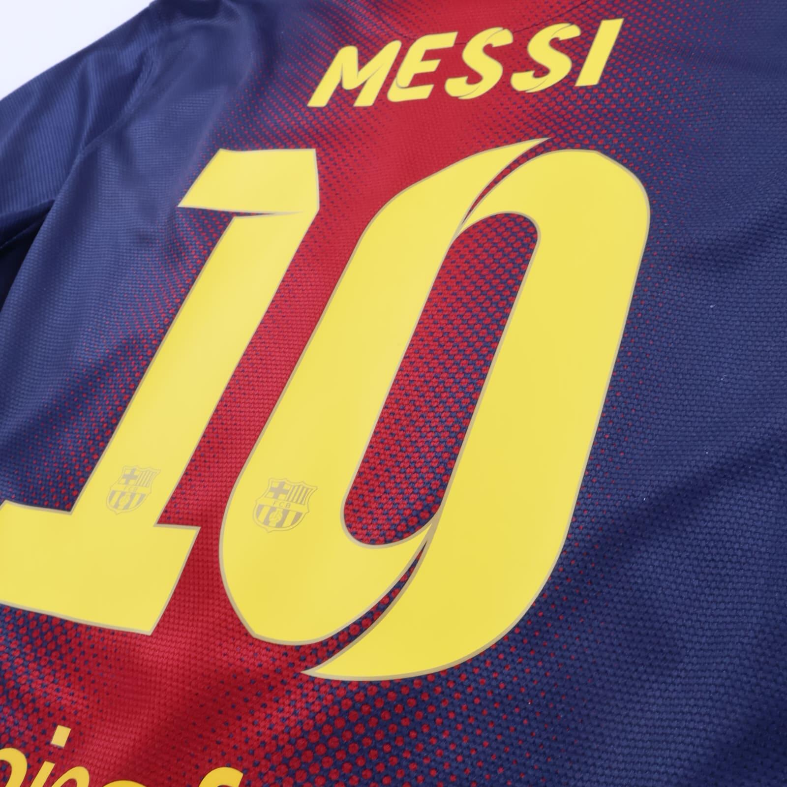 Barcelona Messi #10 2012/13 Home Shirt - M