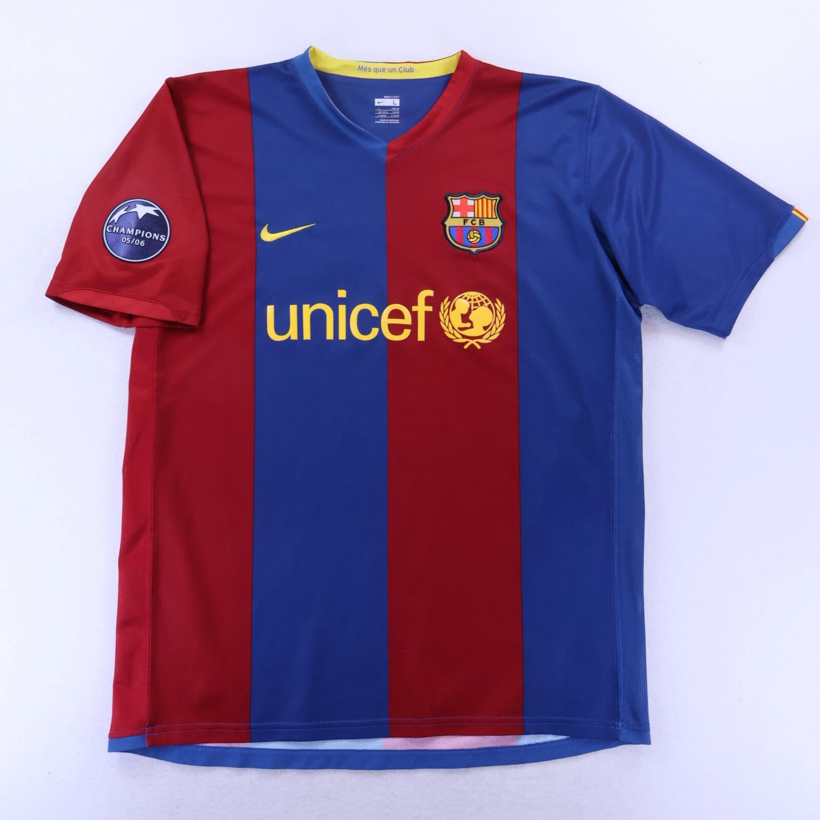 *MINT* Barcelona Messi #19 2006/07 Home Shirt - L