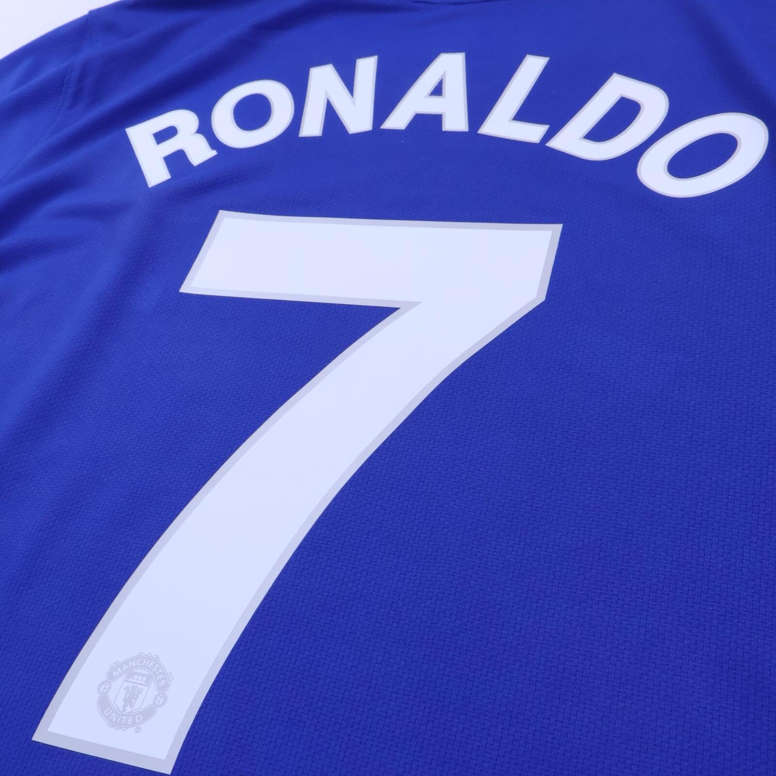 Manchester United Ronaldo #7 2008/09 Third Shirt - Long Sleeve - L