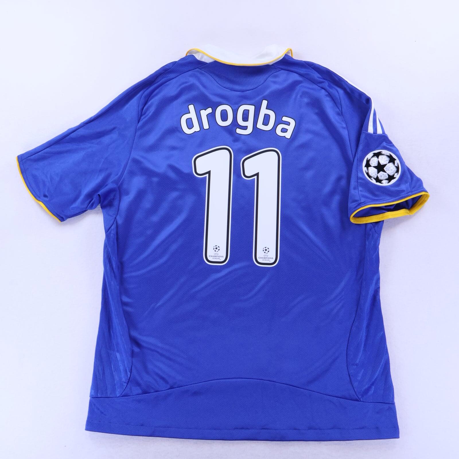 *MINT* Chelsea Drogba #11 2008/09 Home Shirt - L