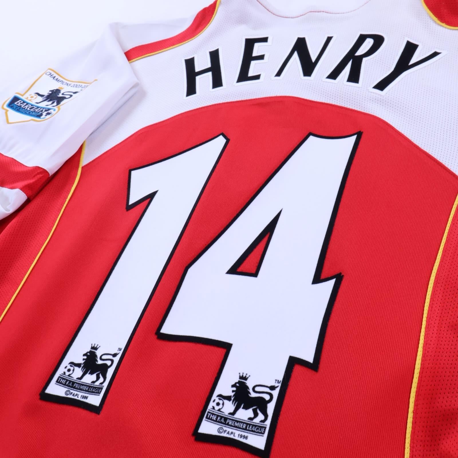 Arsenal Henry #14 2004/05 Home Shirt - Long Sleeve - M