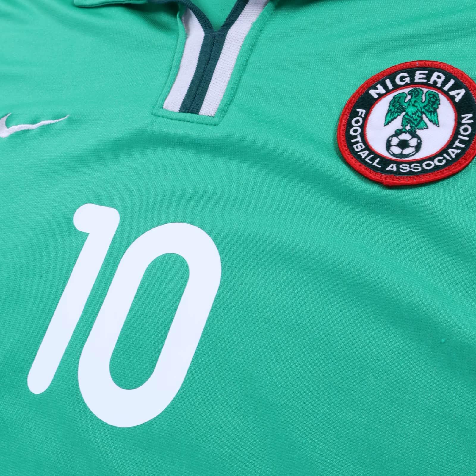 Nigeria Okocha #10 2000/01 Home Shirt - XL