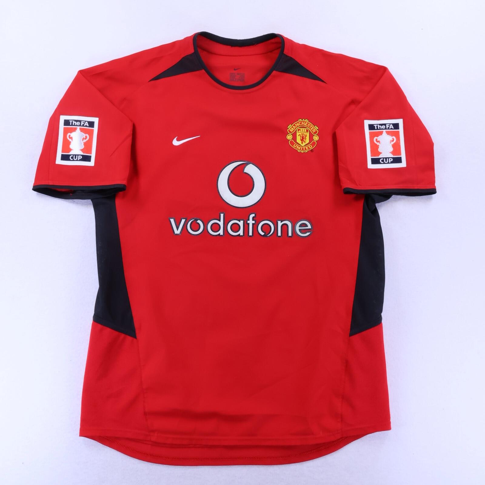 Manchester United Ronaldo #7 2003/04 Fa Cup Home Shirt - M