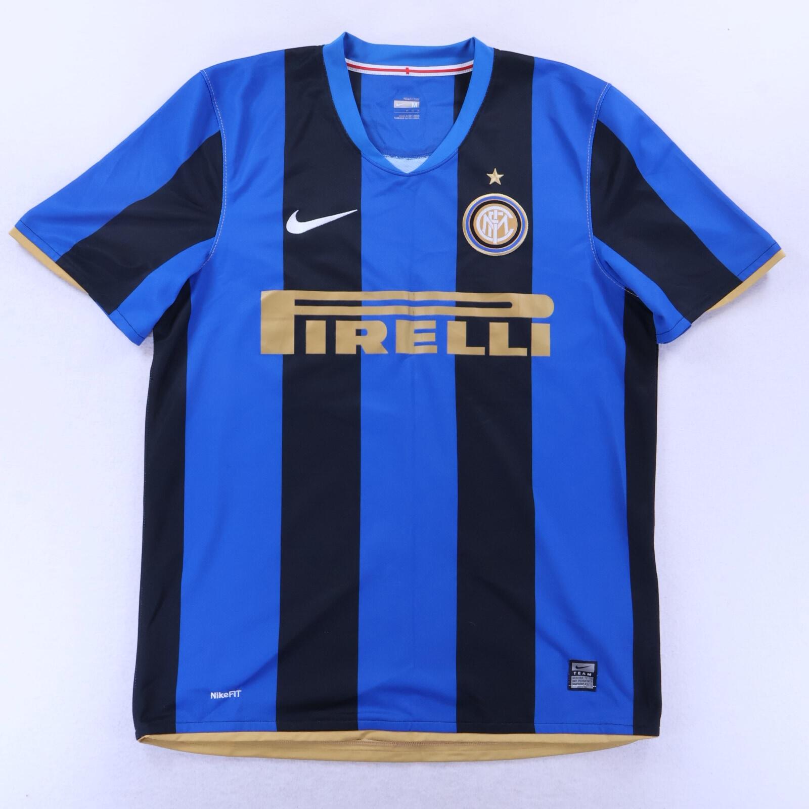 Inter Milan Ibrahimović #9 2008/09 Home Shirt - M
