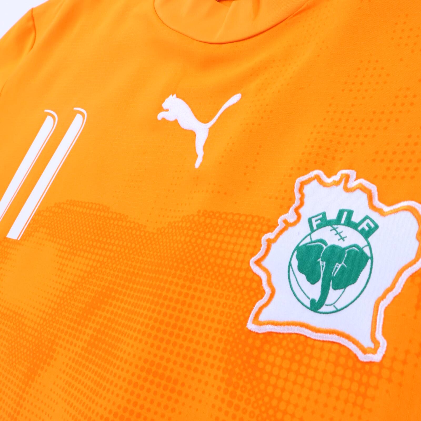 *MINT* Ivory Coast Drogba #11 2006/07 Home Shirt - XL
