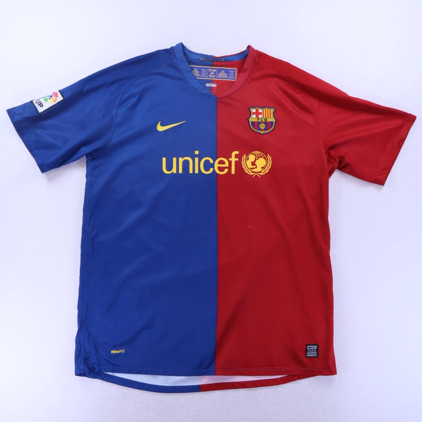 Barcelona Ibrahimović #9 2008/09 Home Shirt - XL